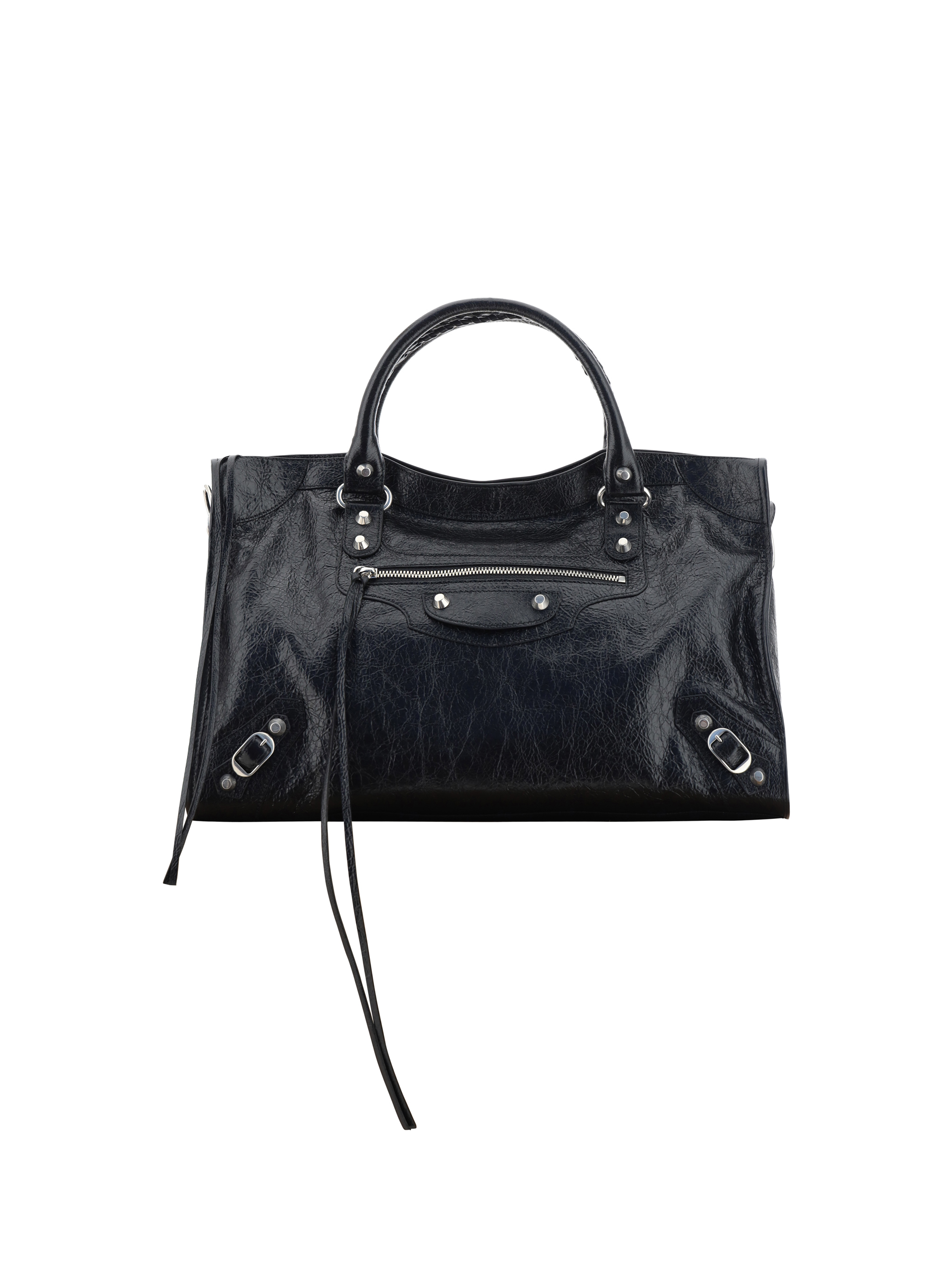 Shop Balenciaga Le City Medium Handbag In Black