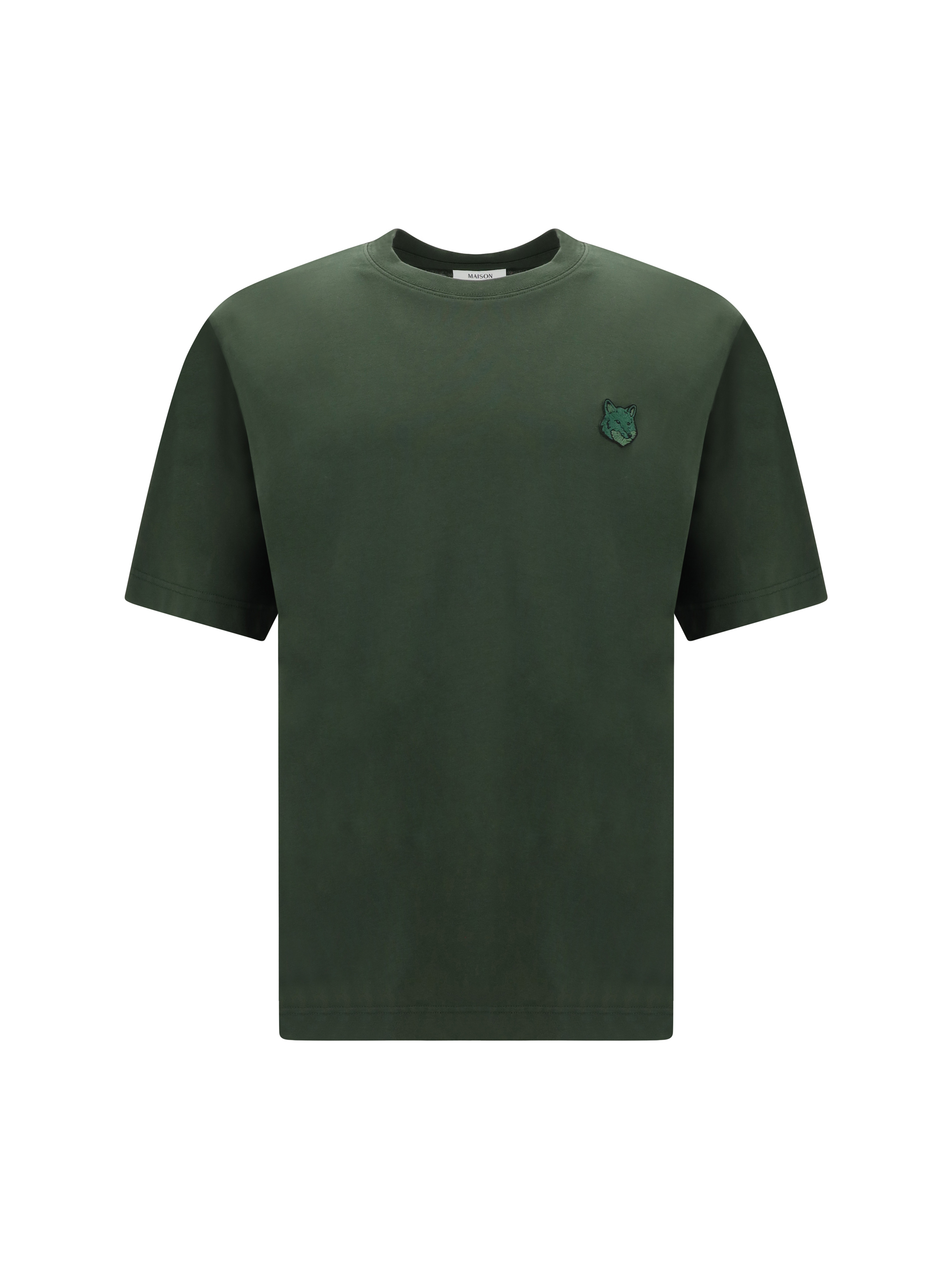 Shop Maison Kitsuné T-shirt In Ranger Green