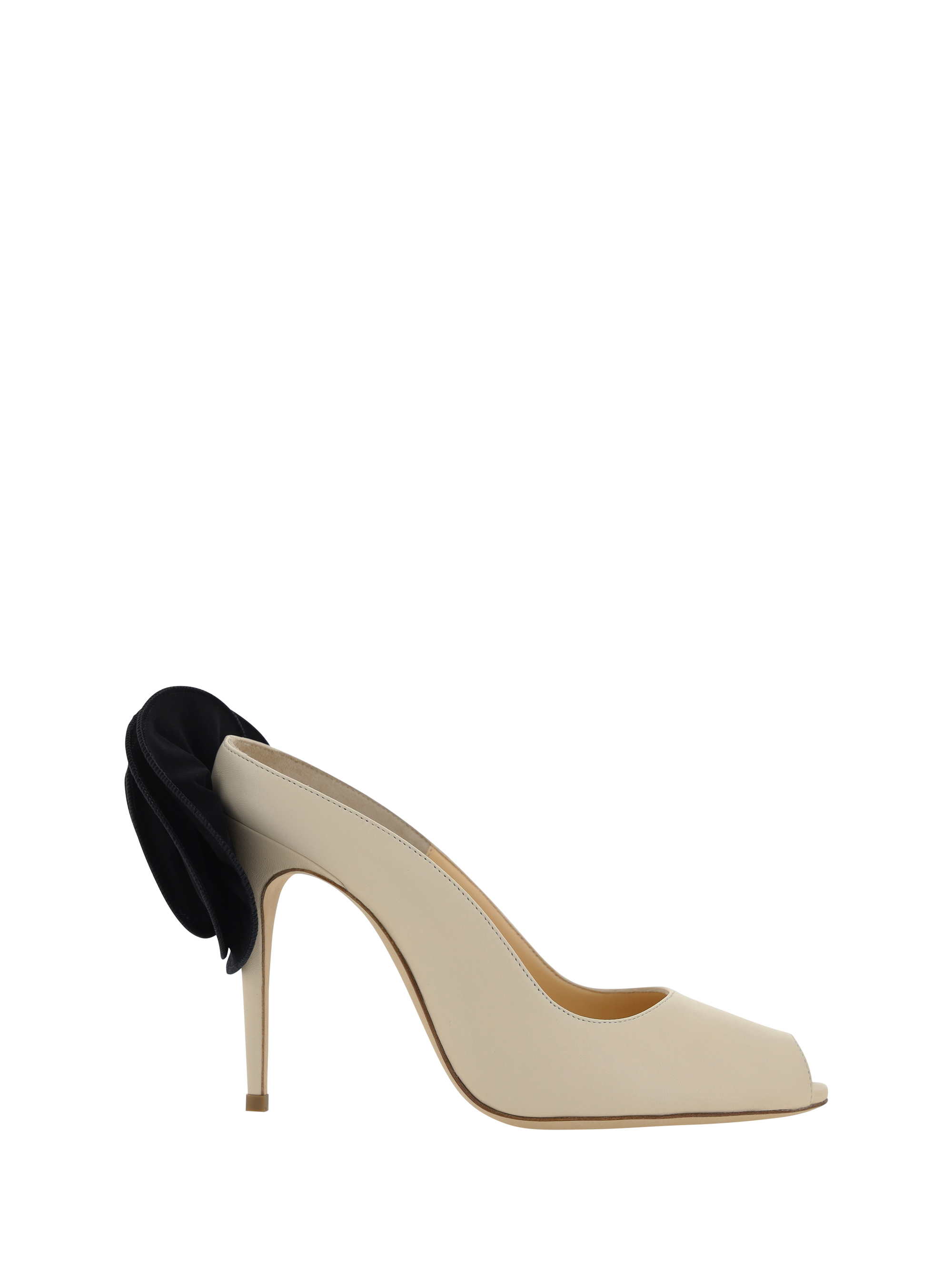 Shop Magda Butrym Pumps In Cream