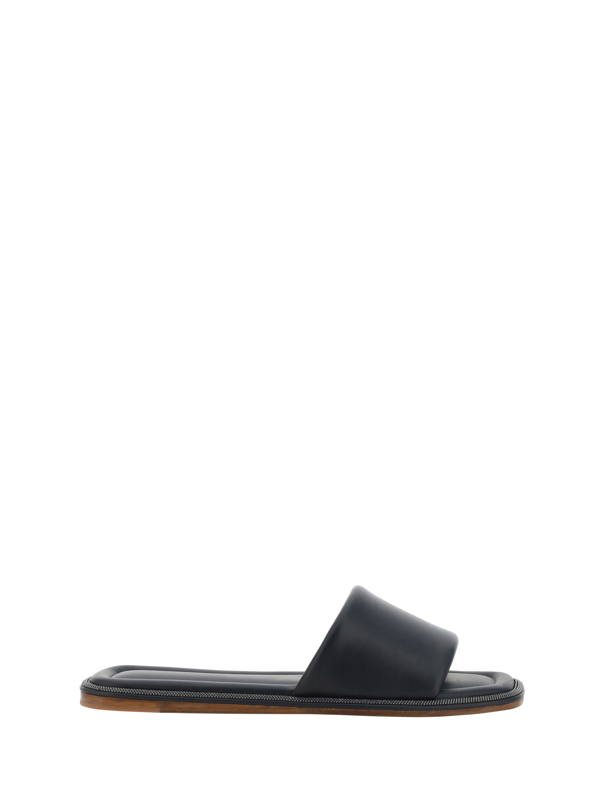 Shop Brunello Cucinelli Sandals In Nero