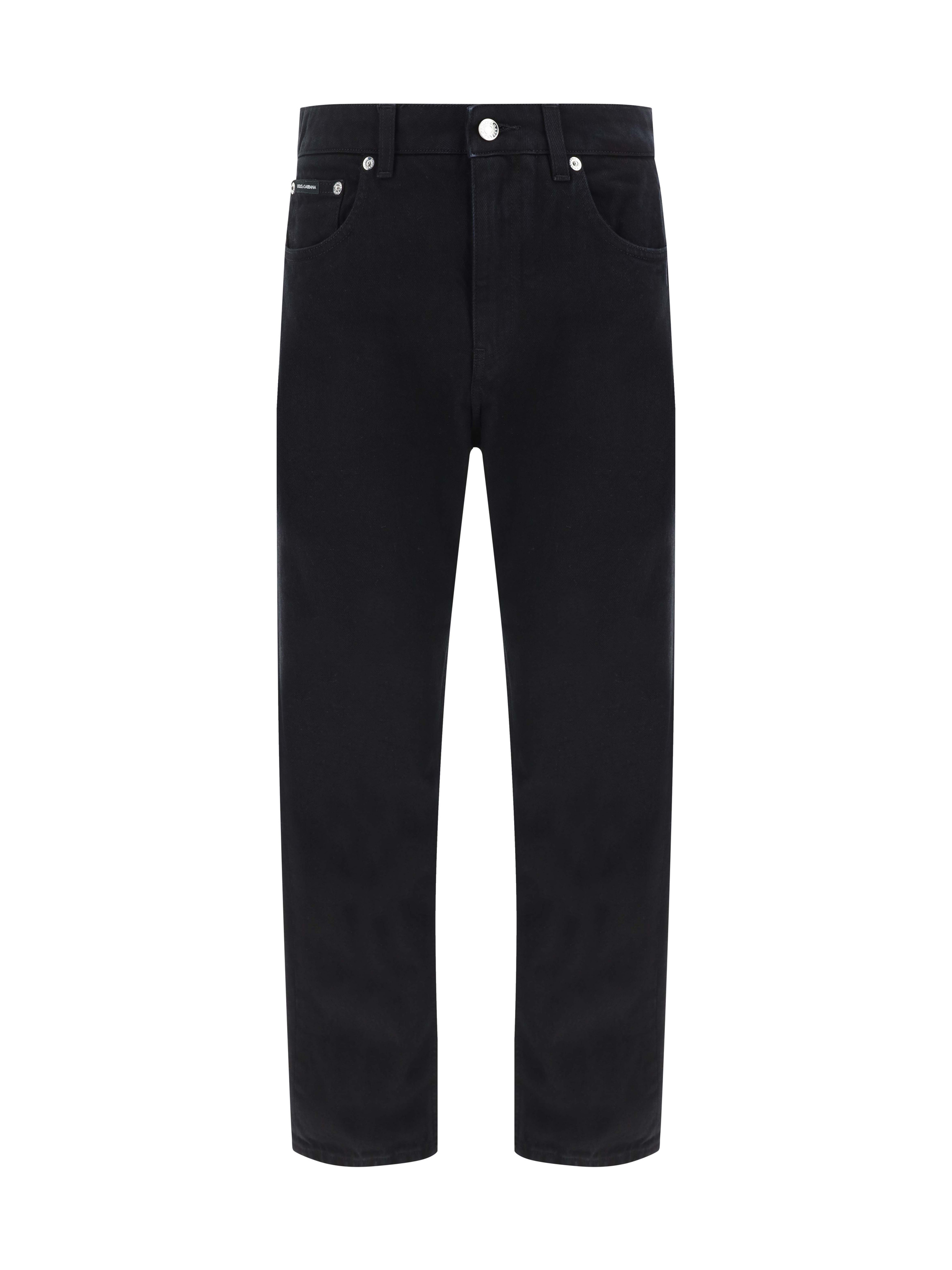 Shop Dolce & Gabbana Denim Pants In Variante Abbinata