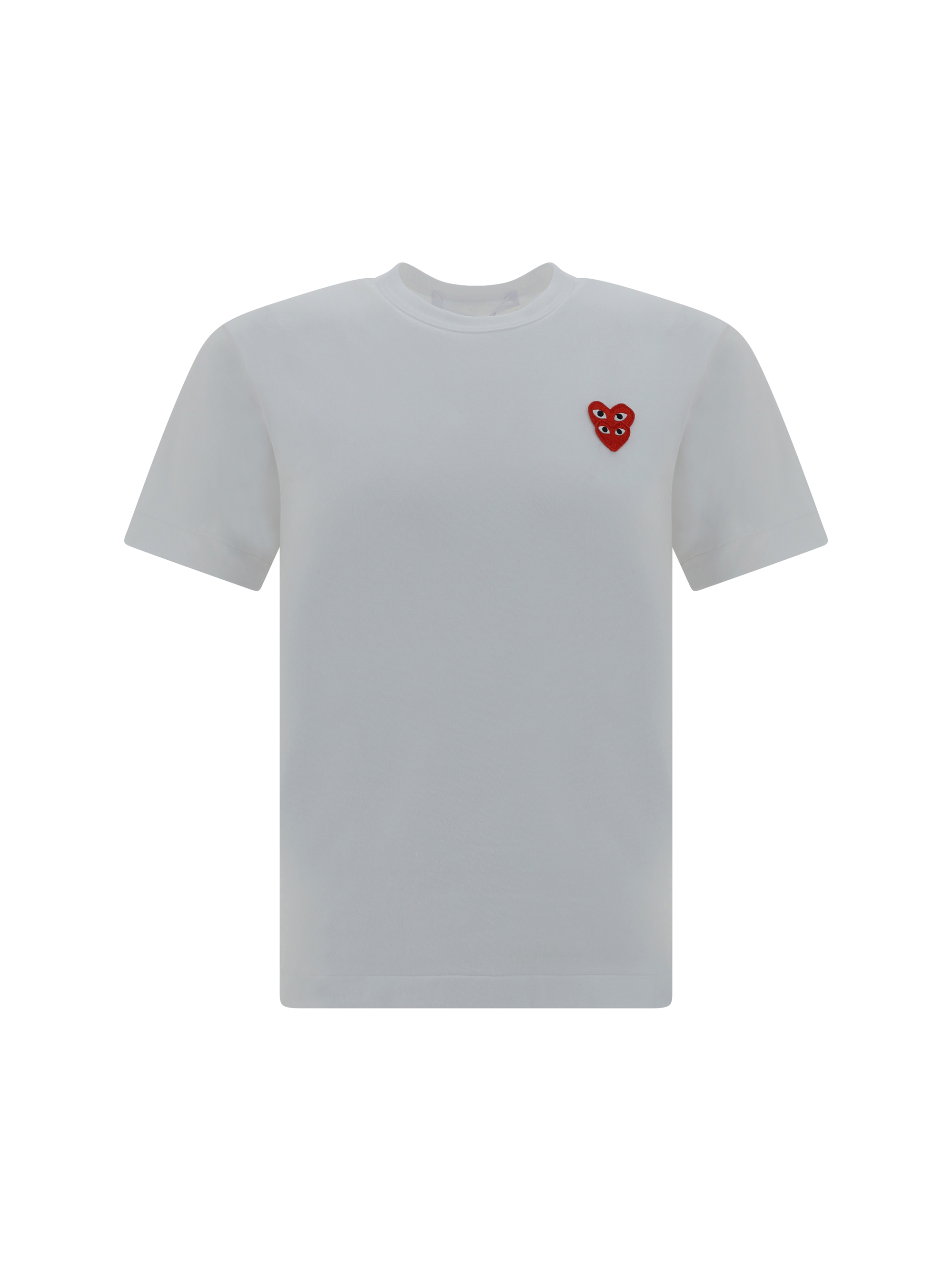 Shop Comme Des Garçons Play T-shirt In White