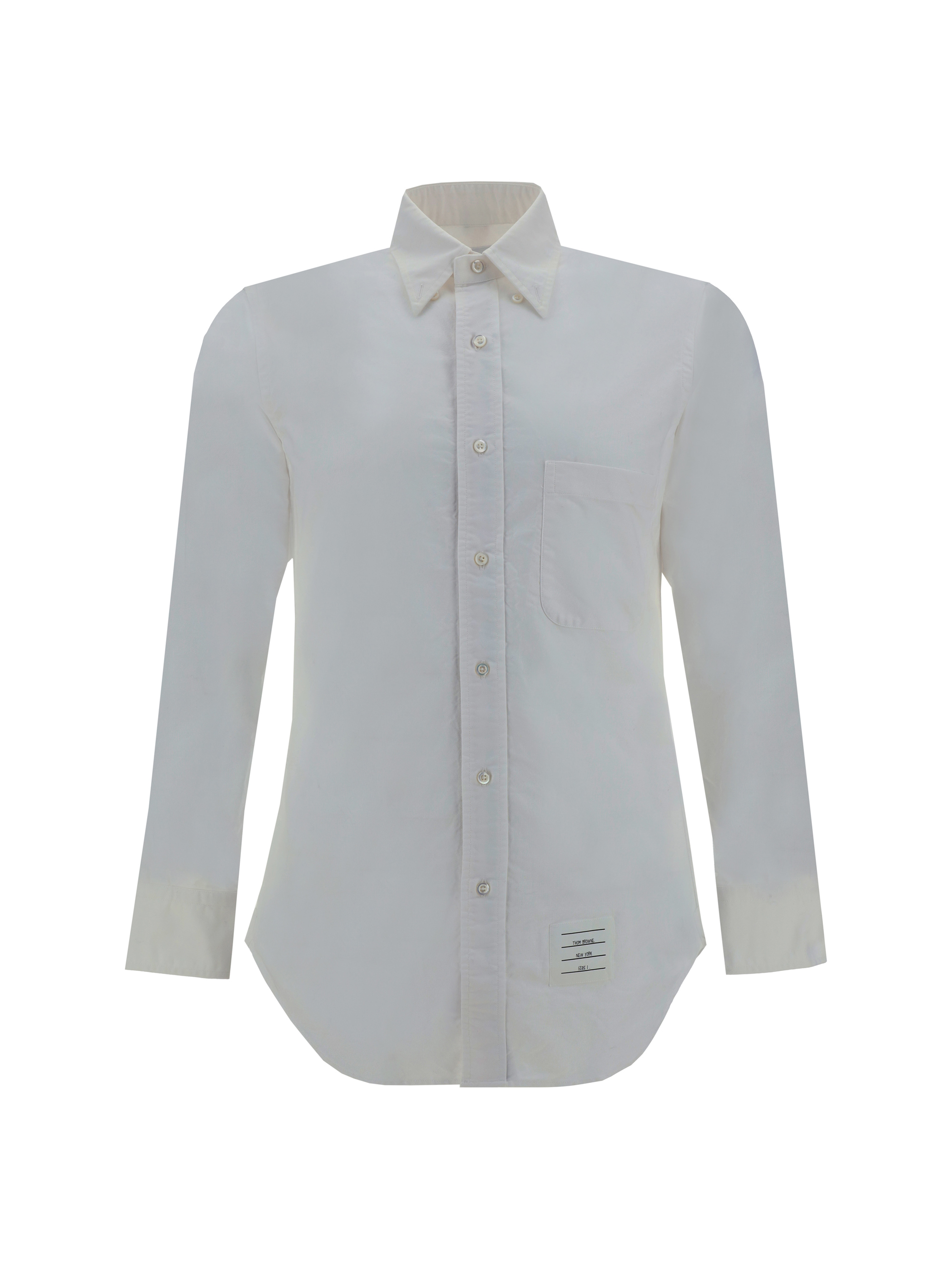 Shop Thom Browne Shirt In White