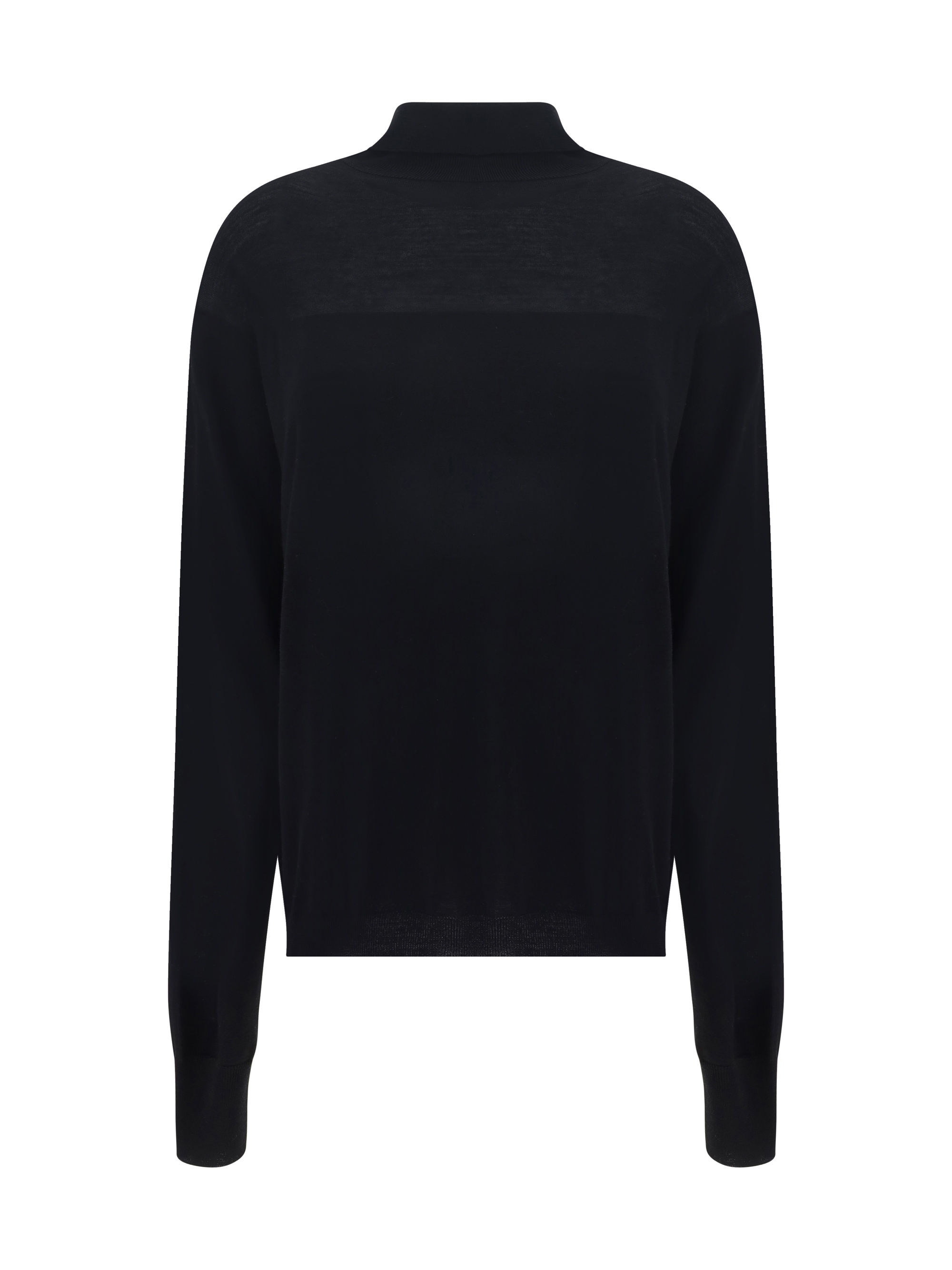 Shop Quira Turtleneck Sweater In Black