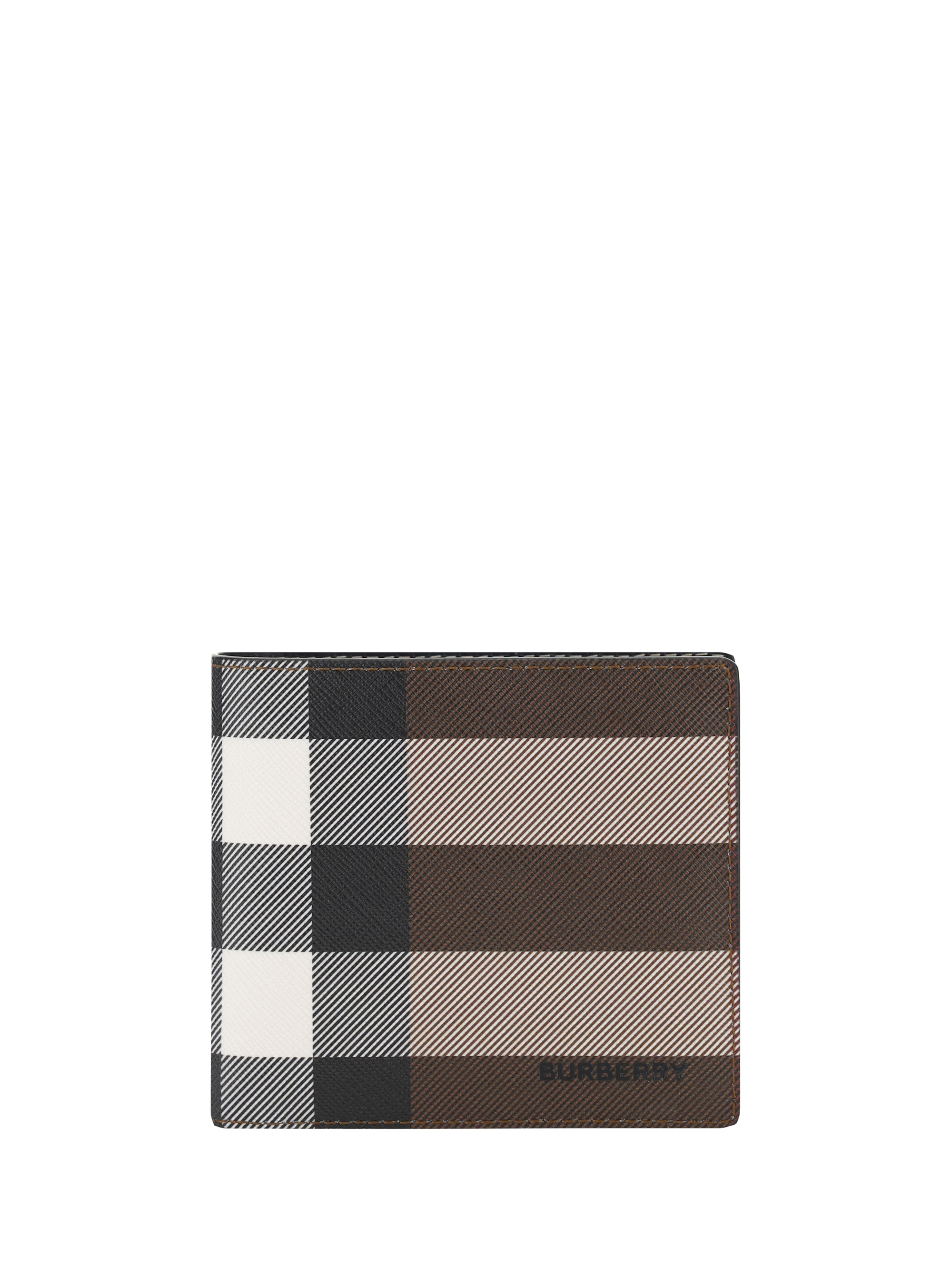 Burberry Wallet In Dark Birch Brown