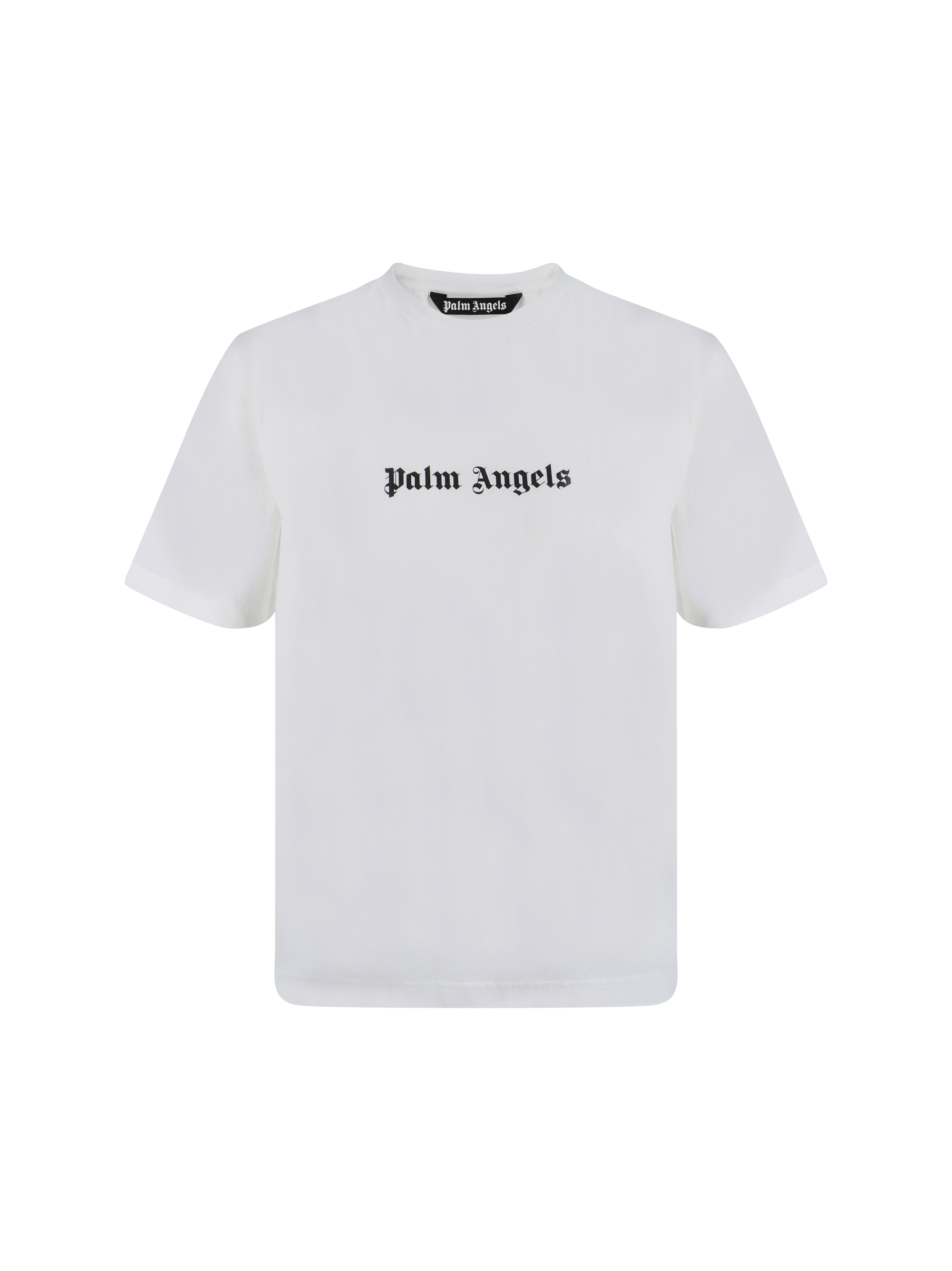 Shop Palm Angels T-shirt In White Black