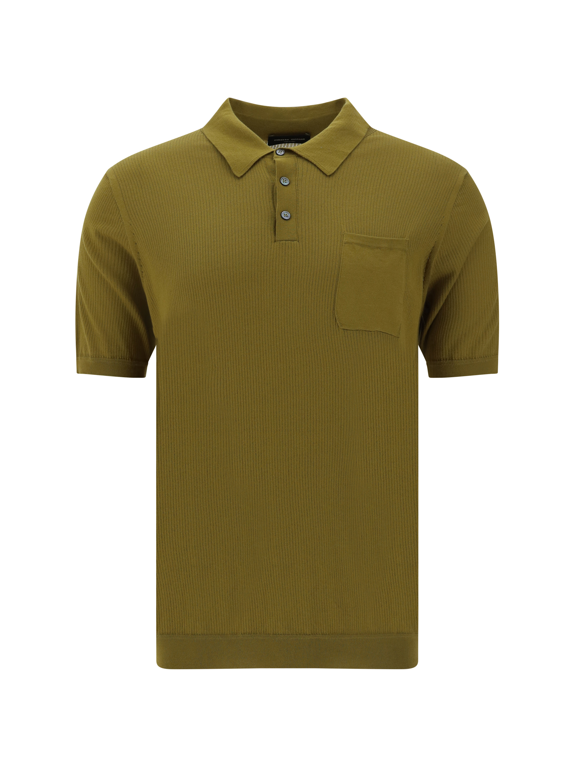 Shop Roberto Collina Polo Shirt In Militare