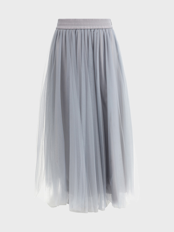 tulle Midi Skirt