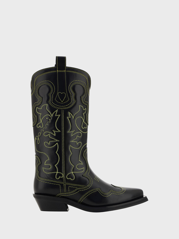 Mid Shaft Western Boots