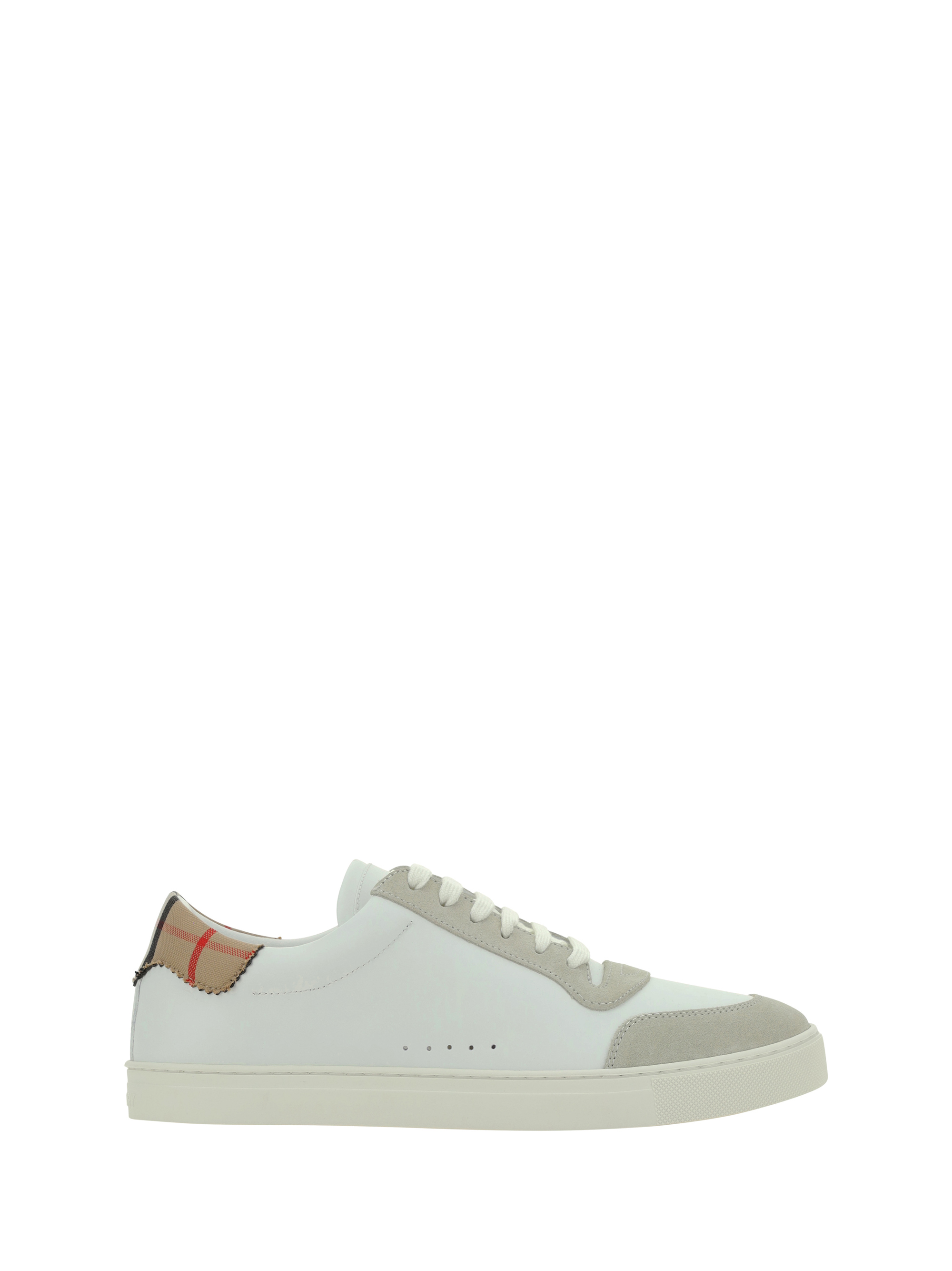 Shop Burberry Robin Sneakers In Neutral White