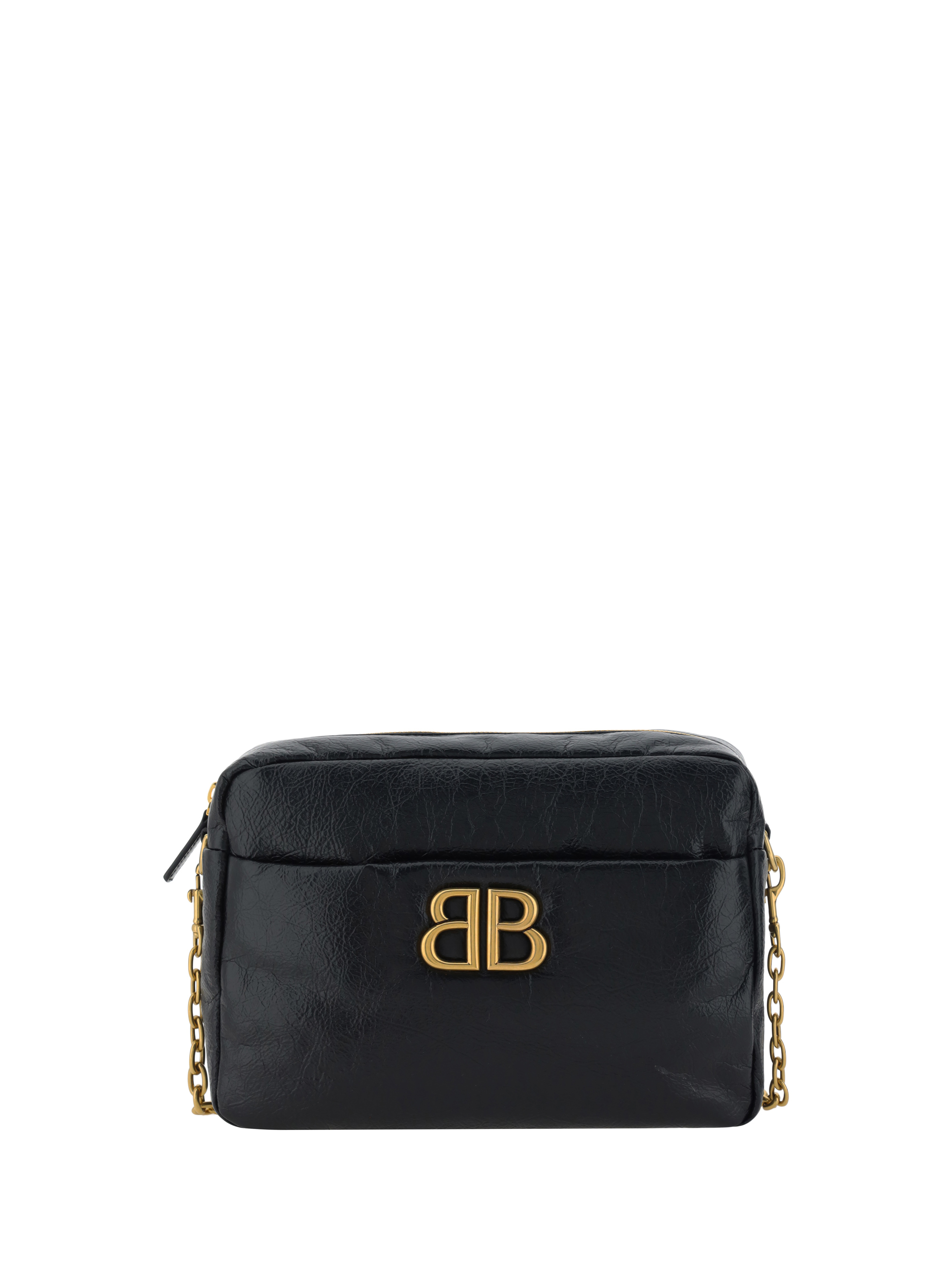 Shop Balenciaga Monaco Shoulder Bag In Black