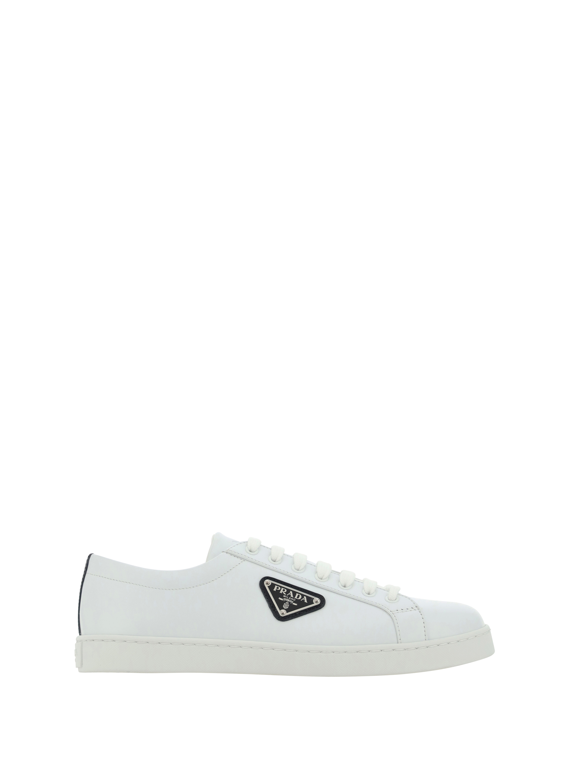 Prada Sneakers In Bianco+nero