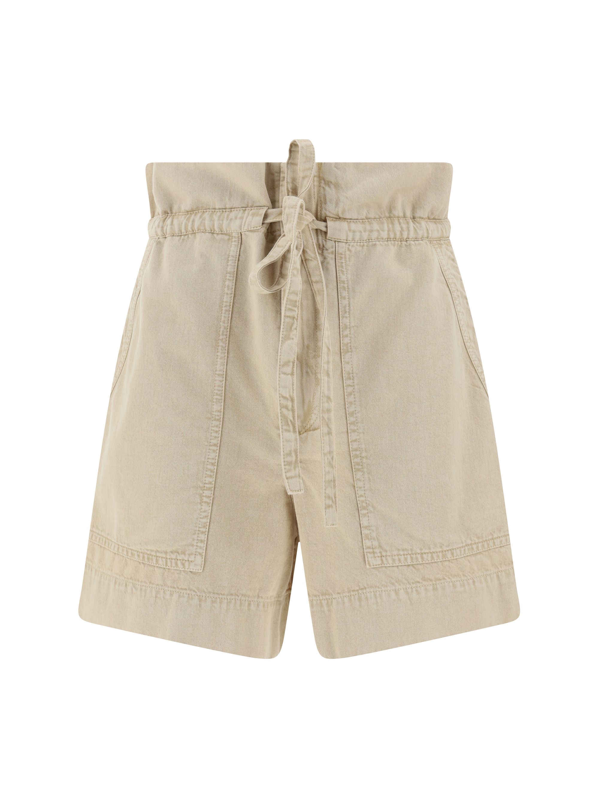 Shop Marant Etoile Ipolyte Shorts In Sand