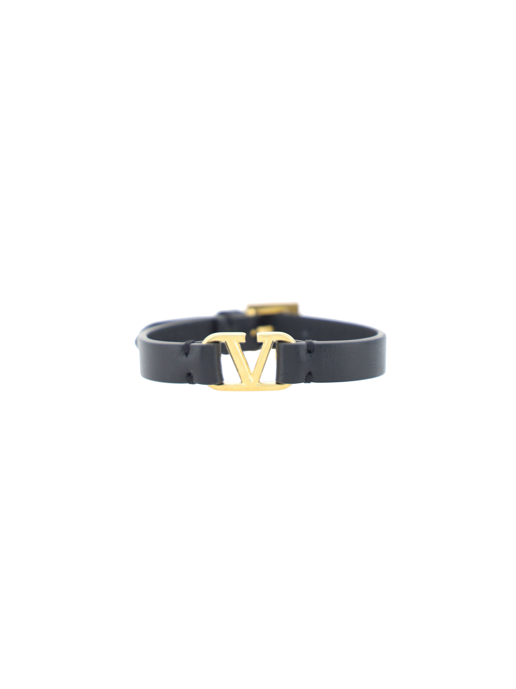 Valentino Garavani Vlogo Bracelet In Nero