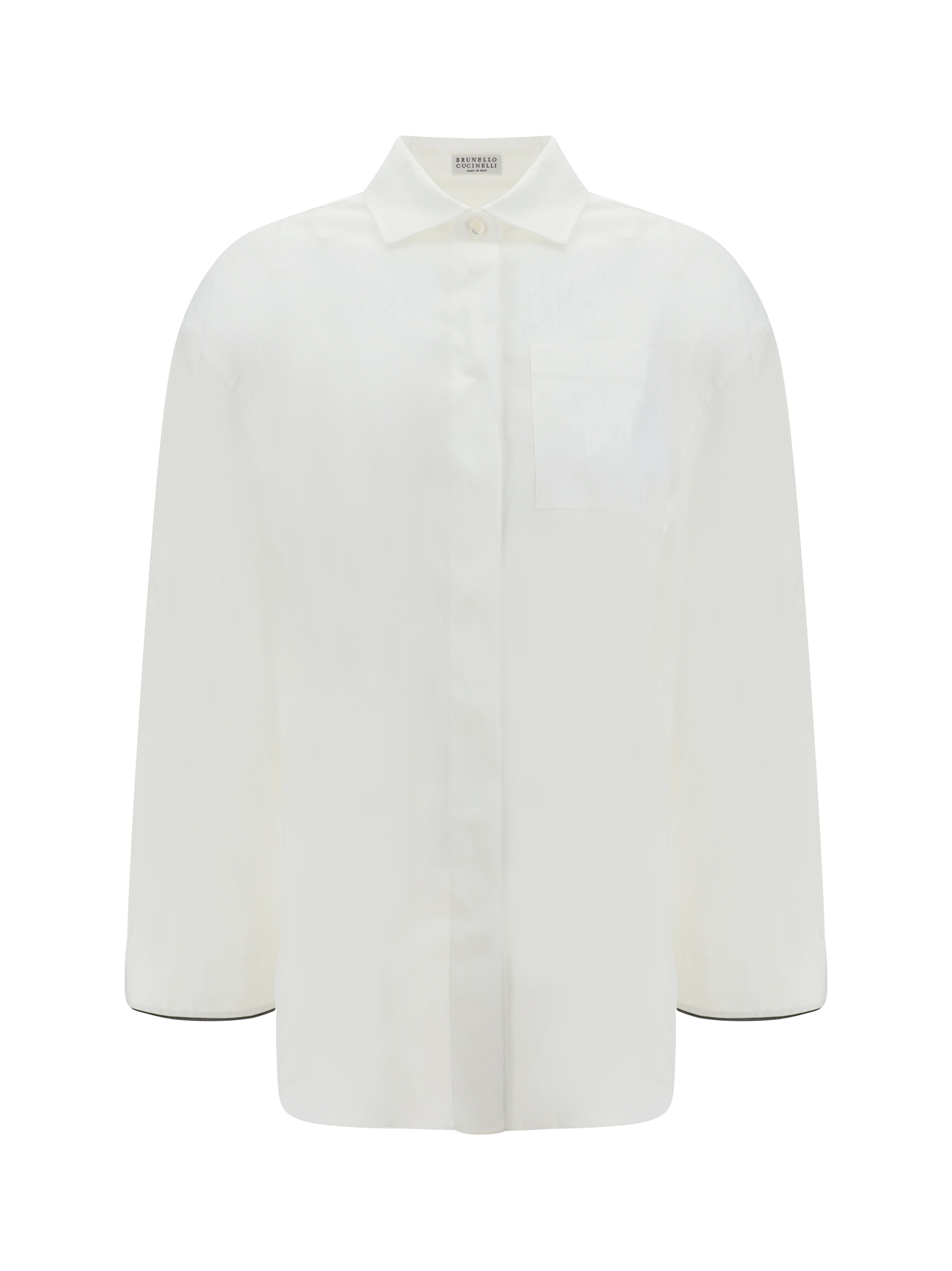 Shop Brunello Cucinelli Shirt In Bianco