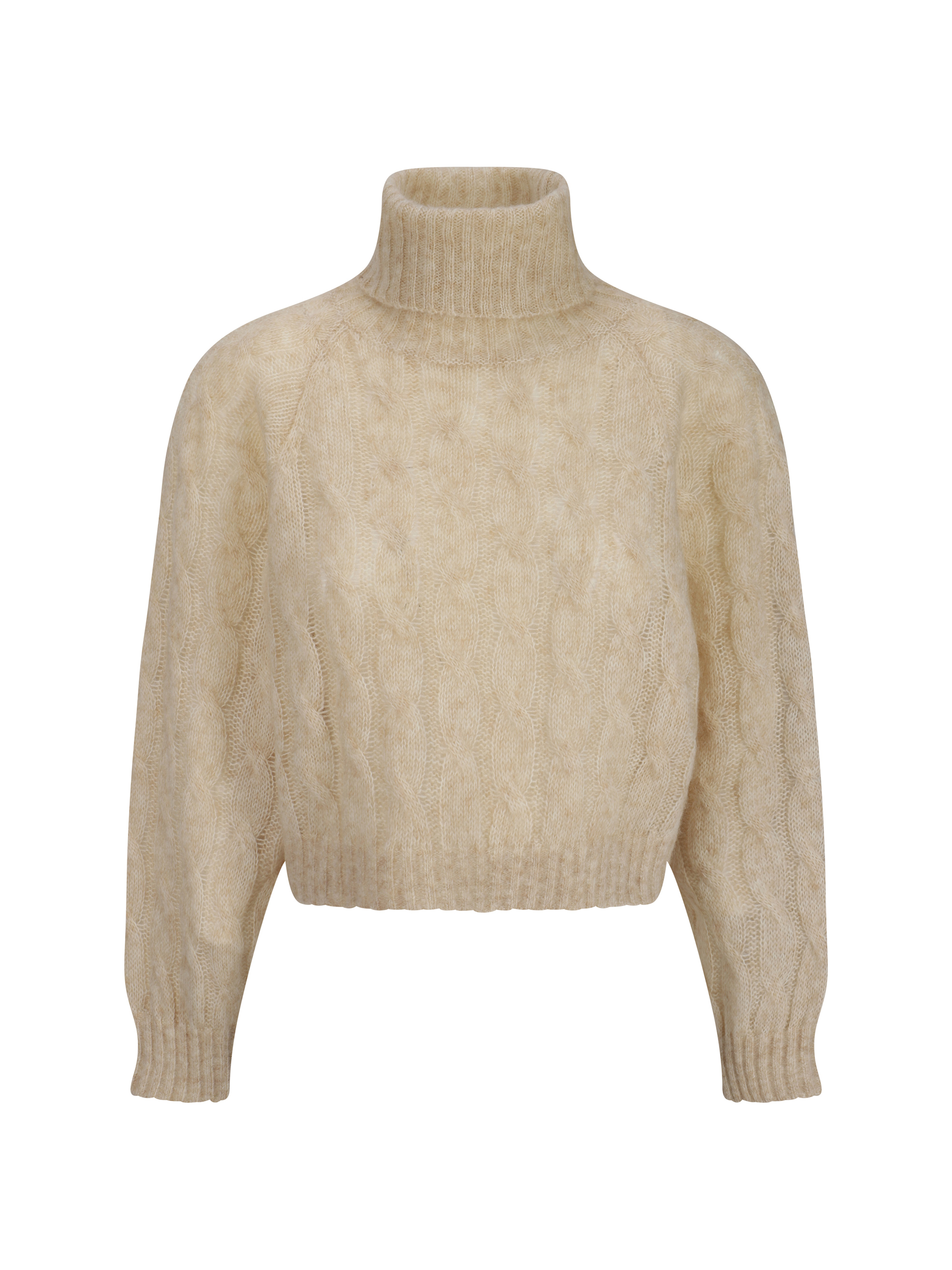 Shop Brunello Cucinelli Turtleneck Sweater In Beige