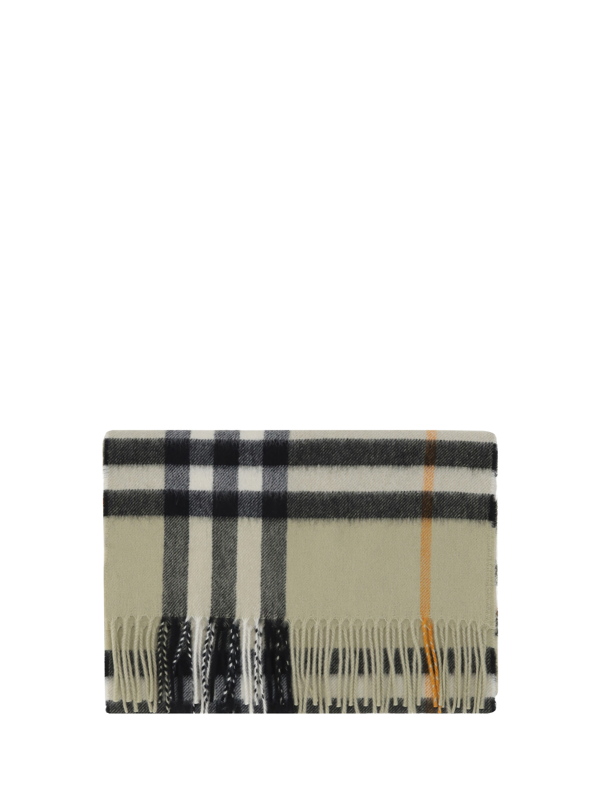 Shop Burberry Scarf In Light Sage