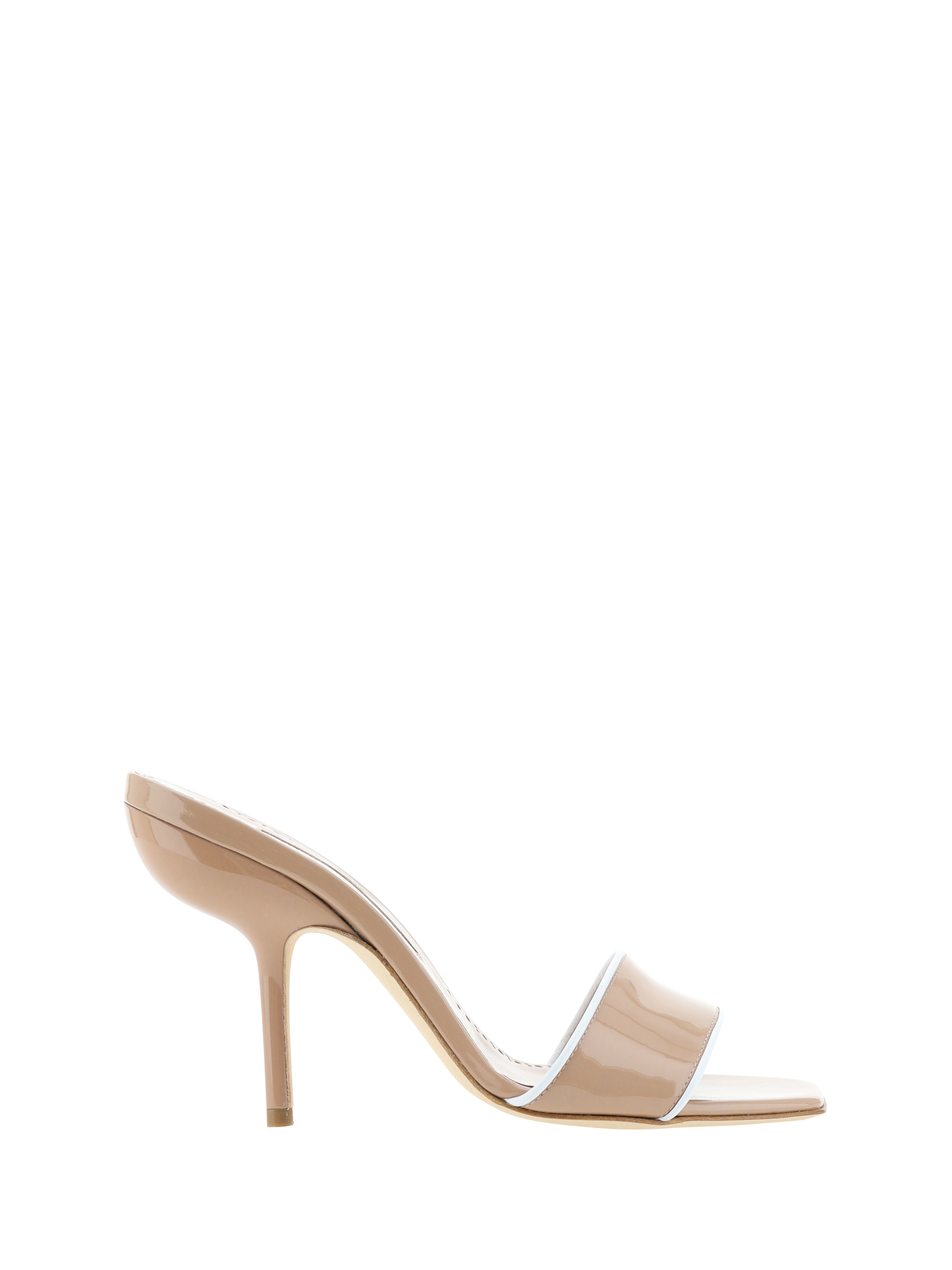 Shop Manolo Blahnik Helamu Sandals In Dnud