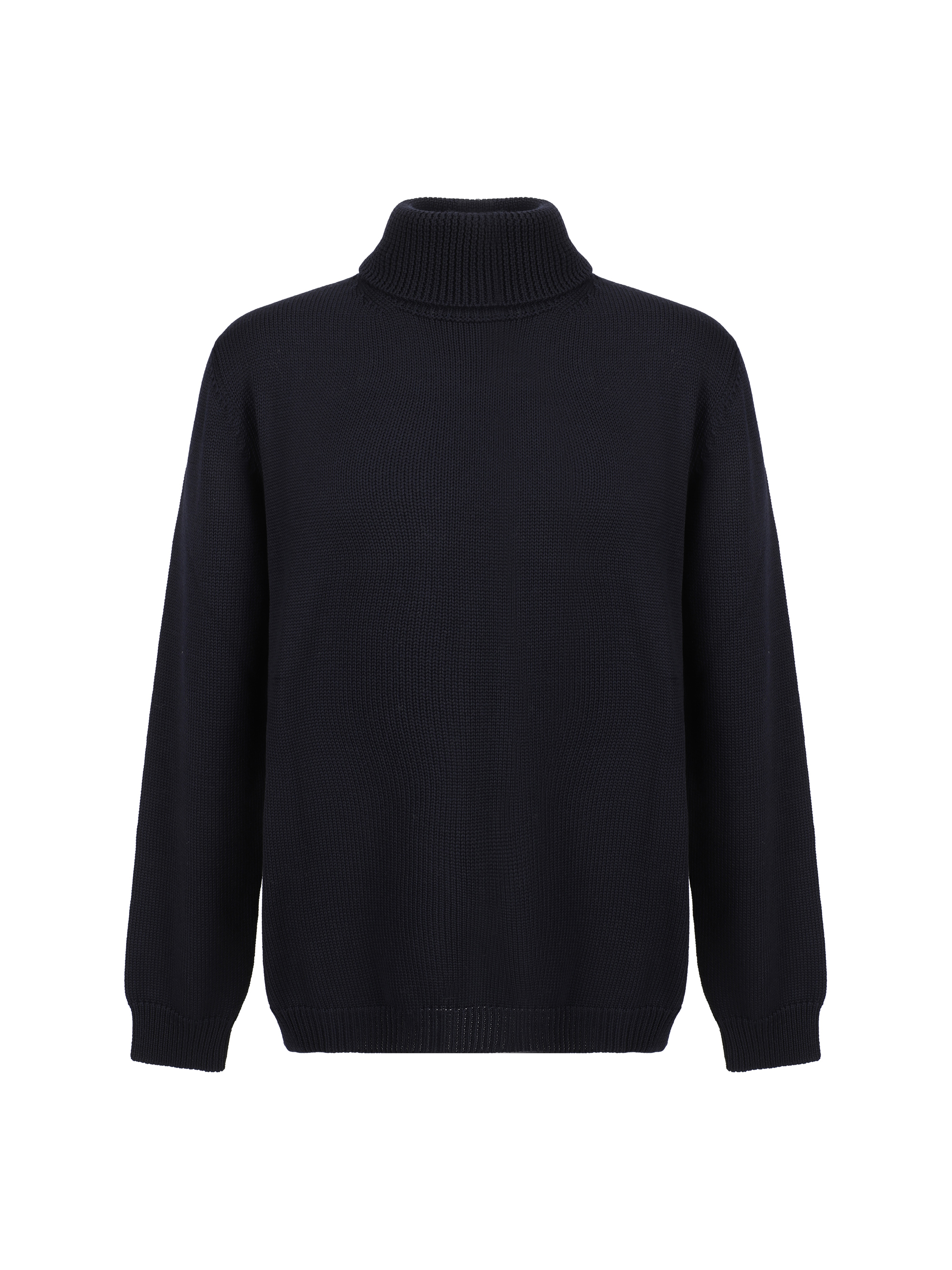 Shop Roberto Collina Turtleneck Sweater In Navy