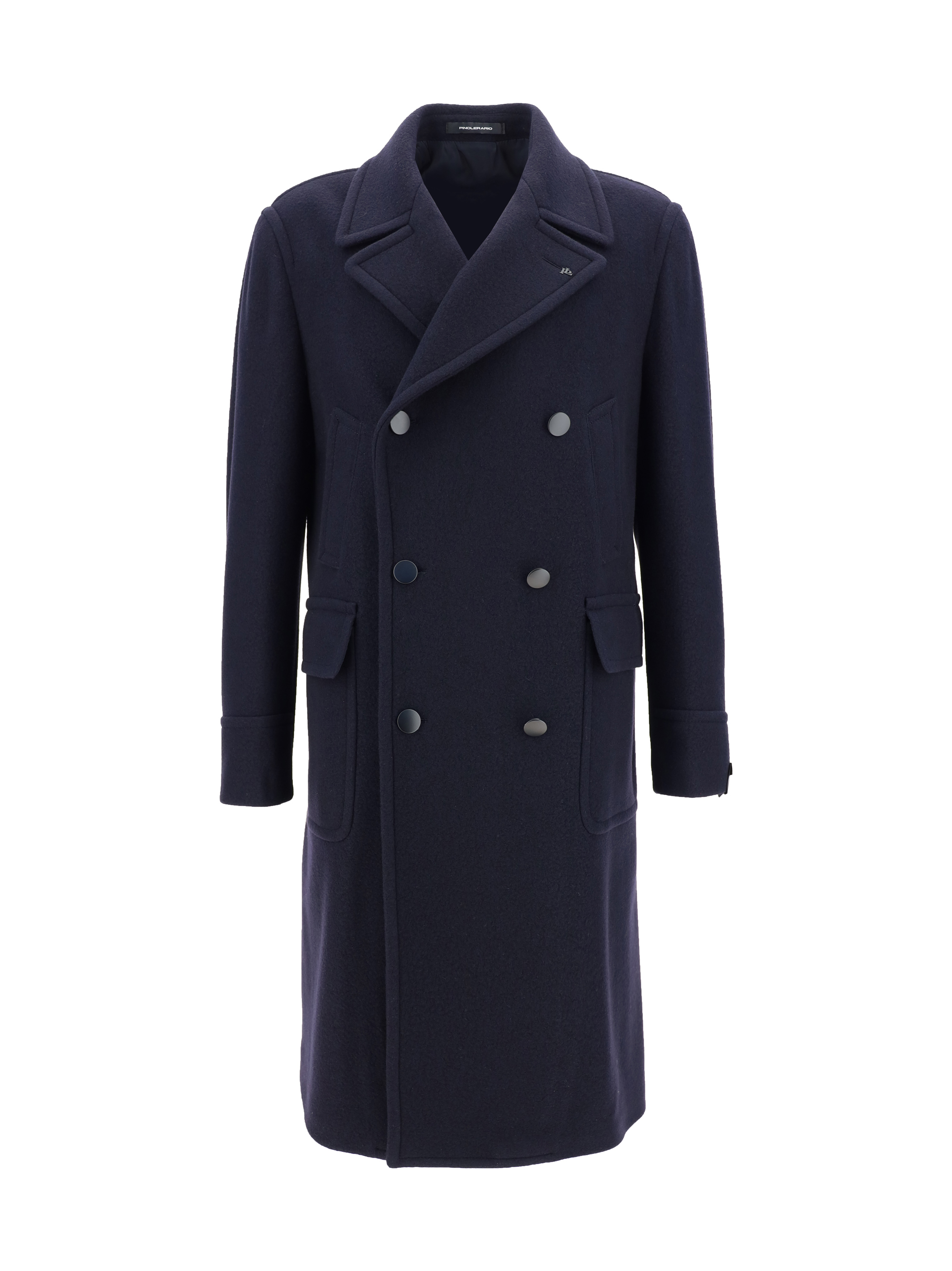 Shop Tagliatore Coat In Blu