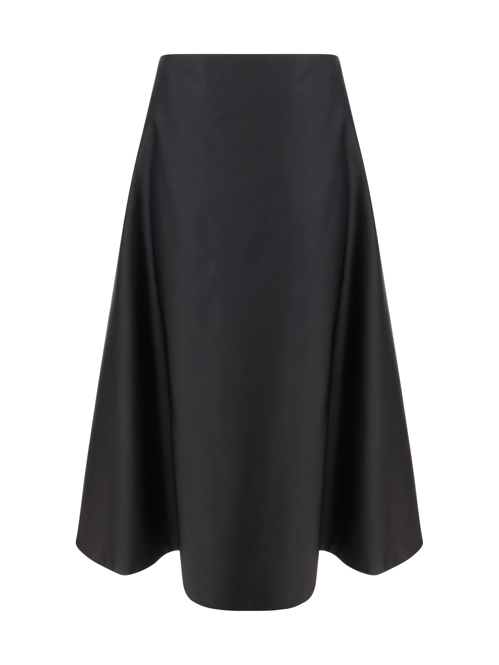 Shop Marni Midi Skirt In Black