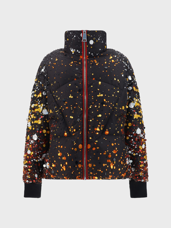 Moon Fireworks Down Jacket