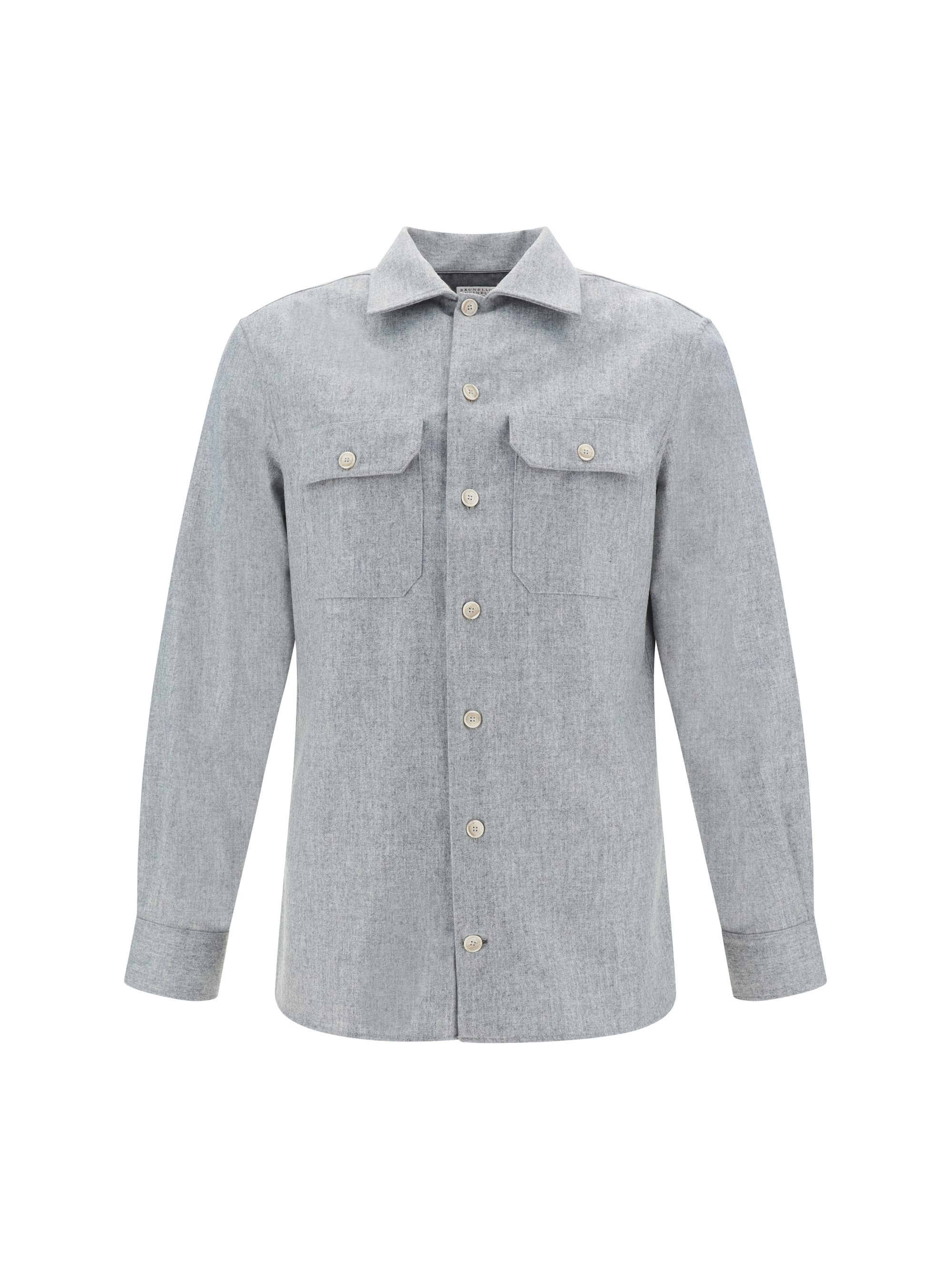 Shop Brunello Cucinelli Shirt In Perla