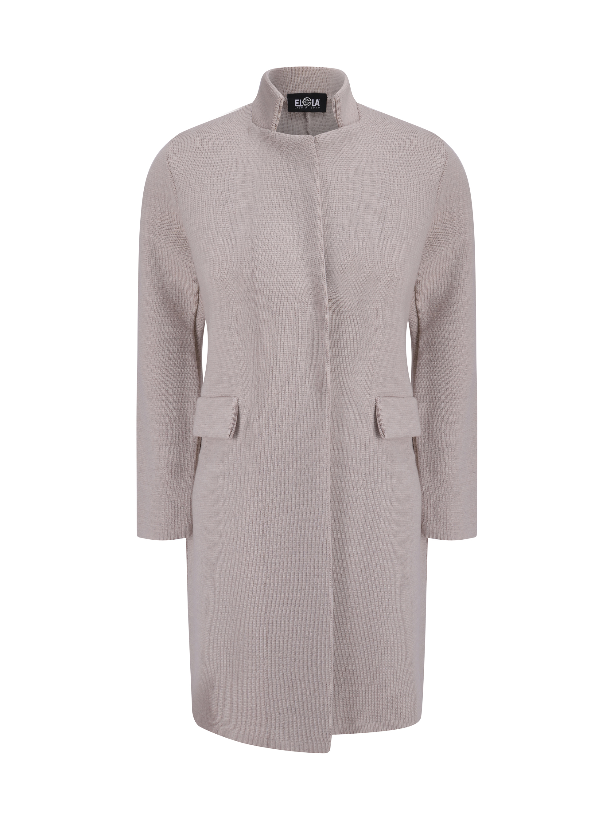 Shop Ella Celine Coat In Stucco