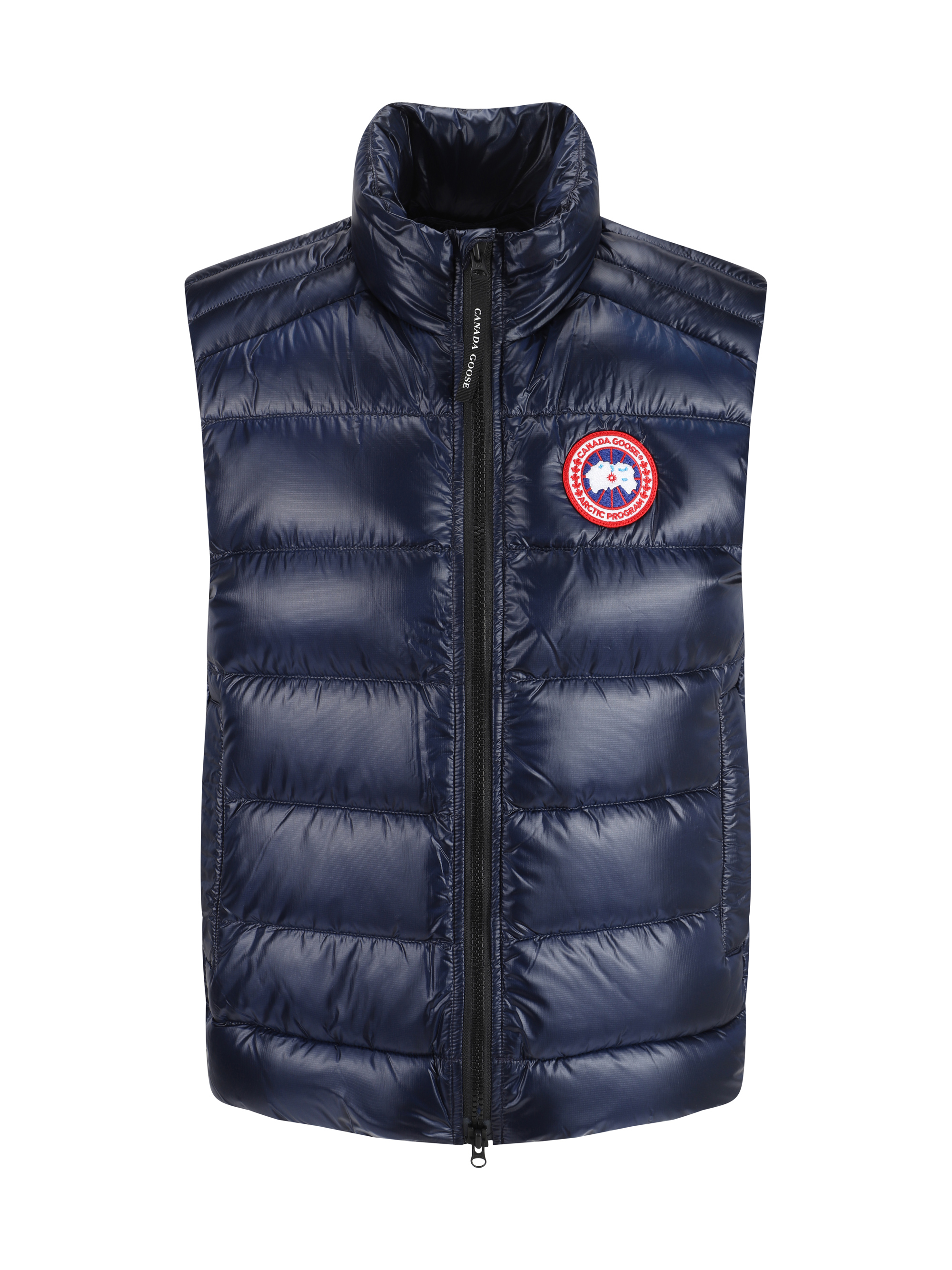 Shop Canada Goose Crofton Down Vest In Atlantic Navy