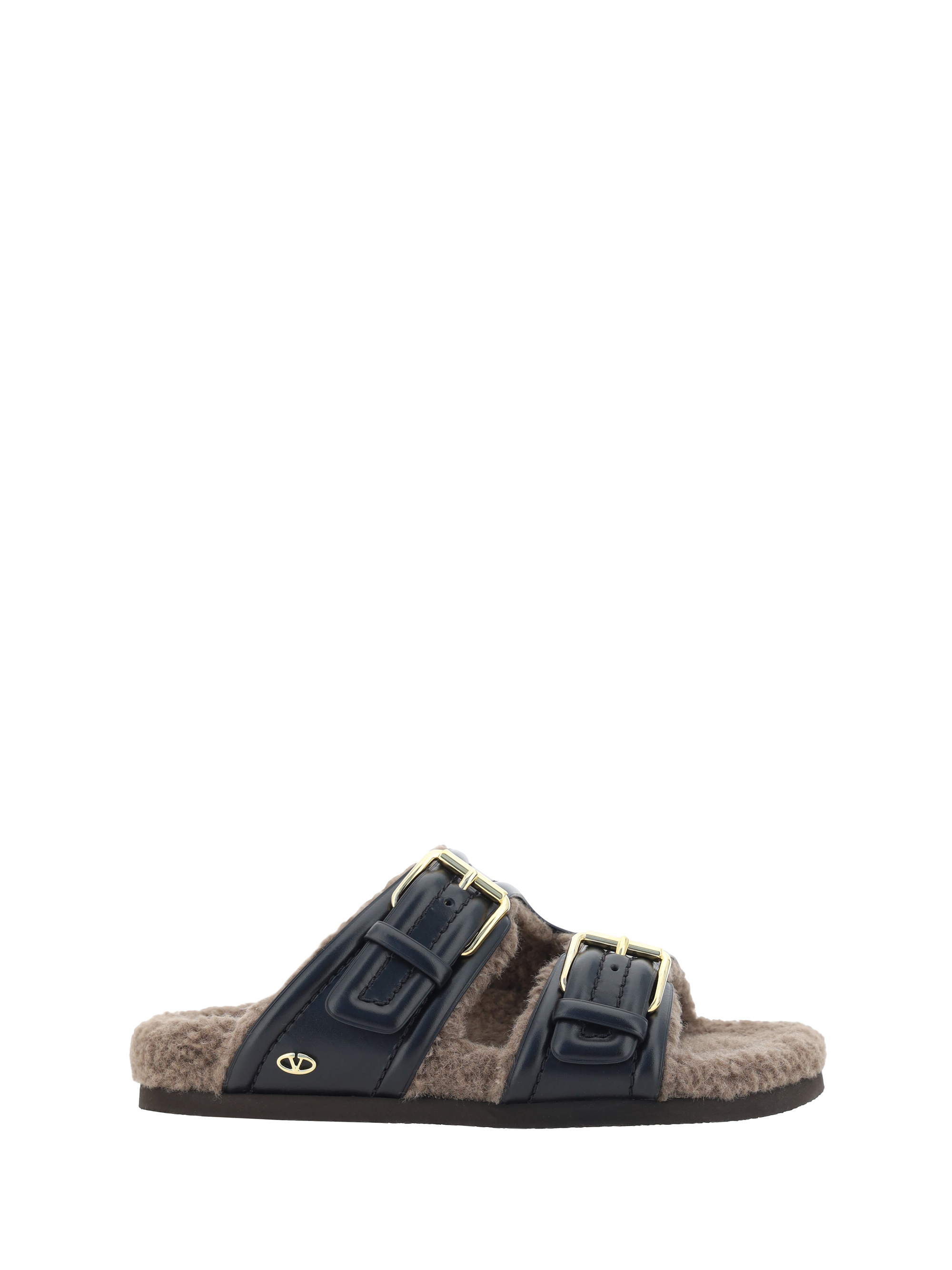 Shop Valentino Fussfriend Sandals In Nero/clay