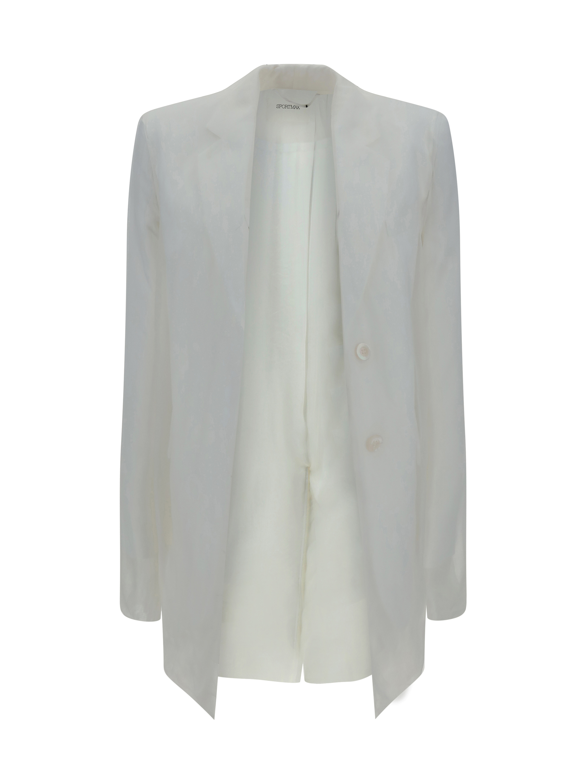 Shop Max Mara Sportmax Acacia1234 Blazer Jacket In Bianco