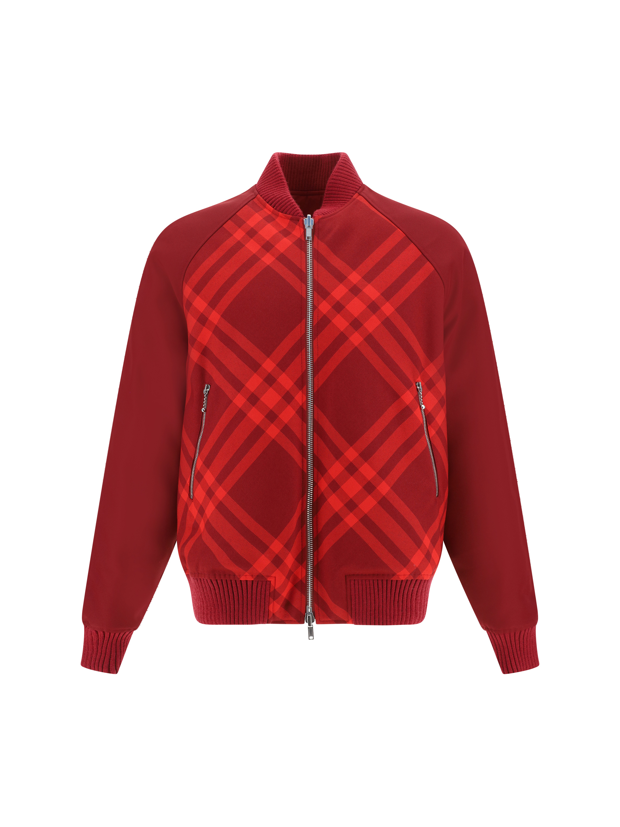 Shop Burberry College Jacket In Ripple Ip Check