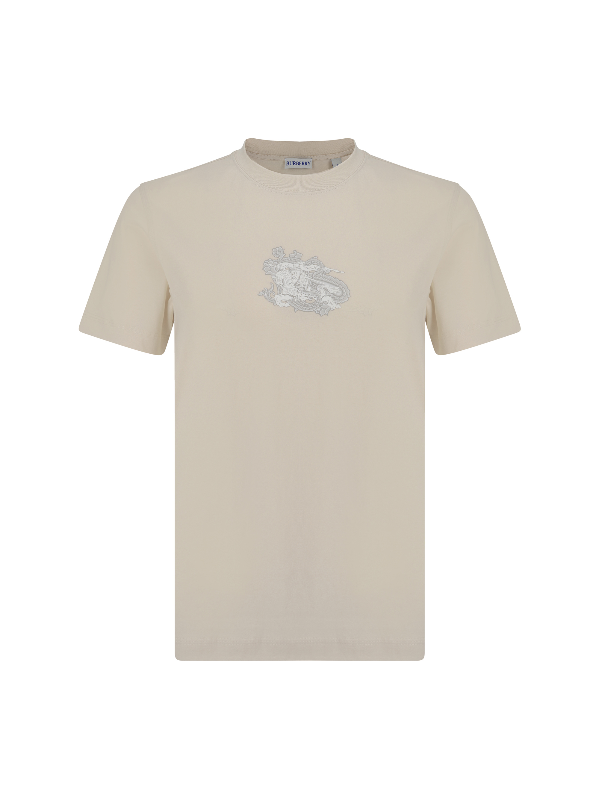 Shop Burberry T-shirt In Tundra