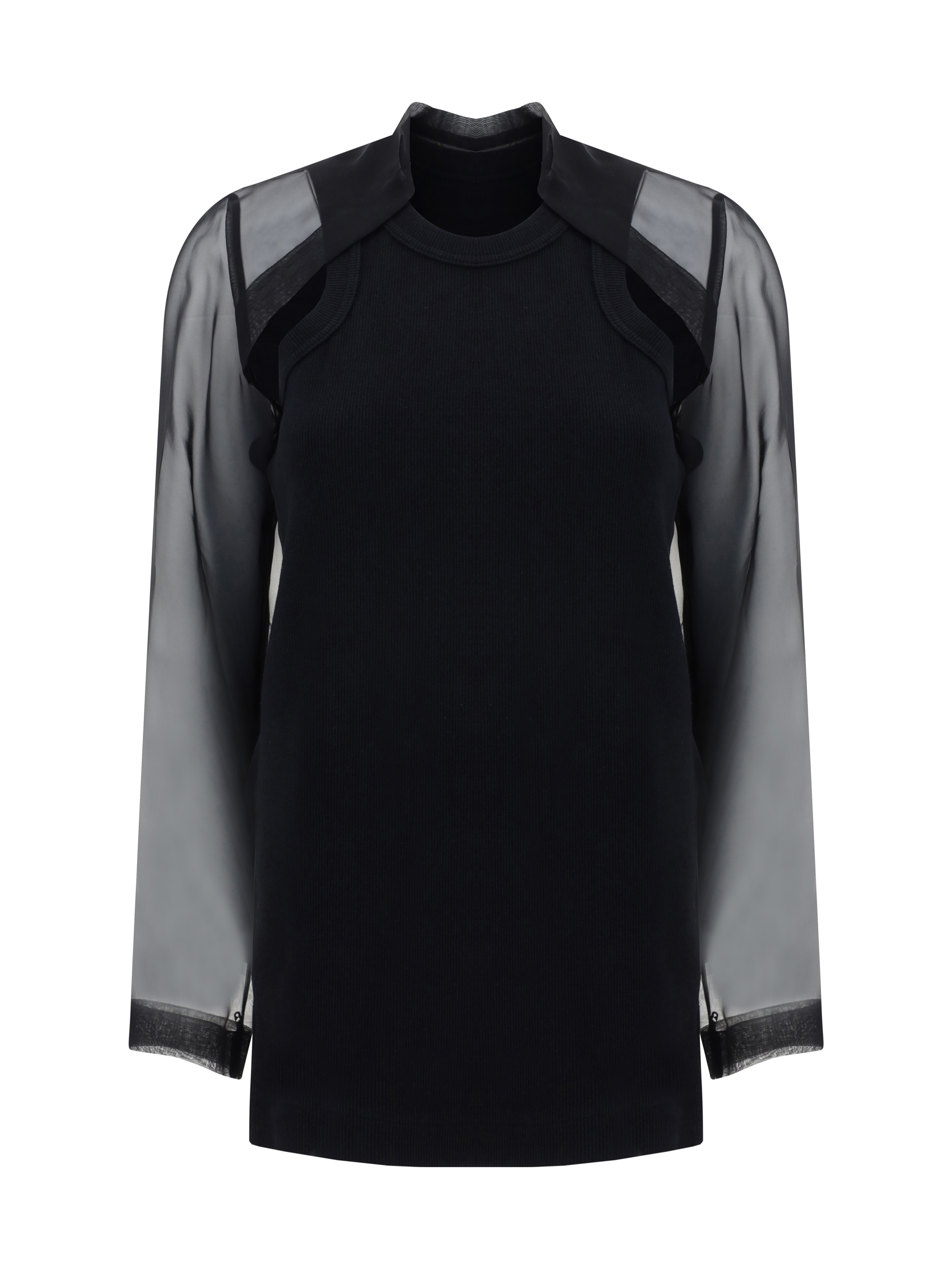 Sacai Top In Black