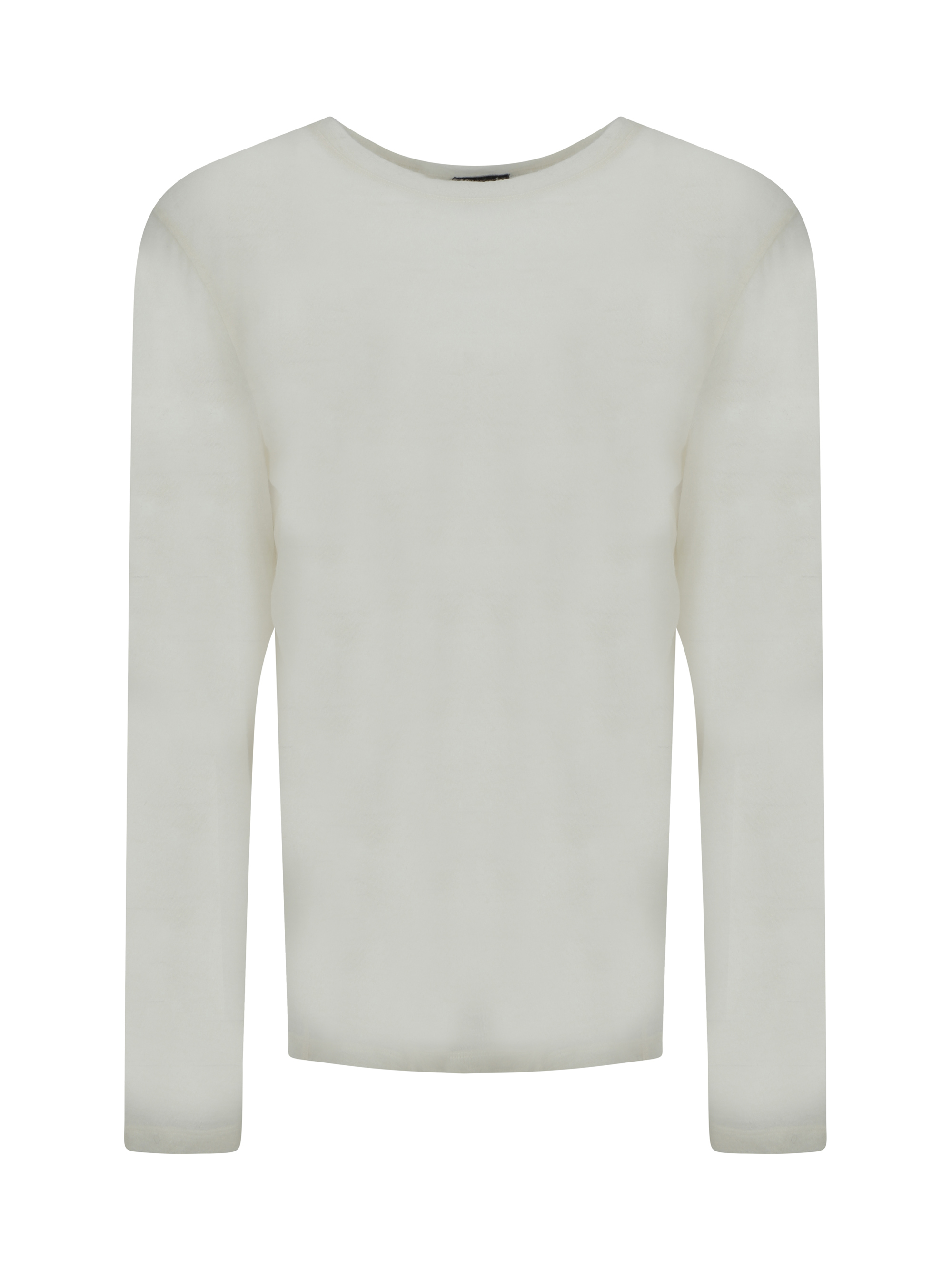 Shop Tom Ford Long Sleeve T-shirt In Chalk