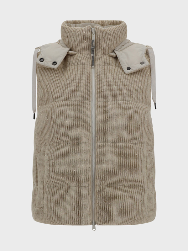 Hooded Down Vest