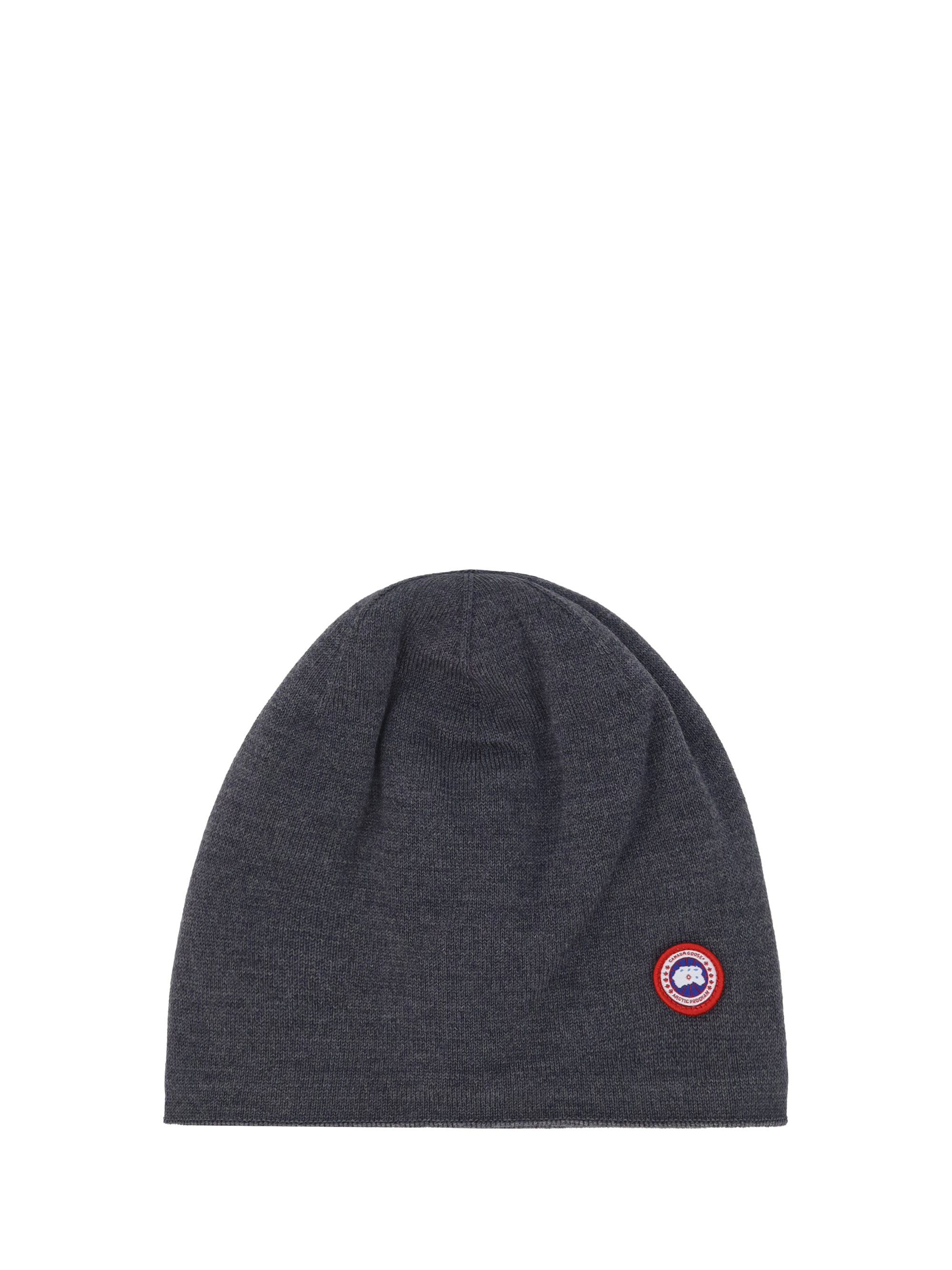 Shop Canada Goose Beanie Hat In Iron Grey