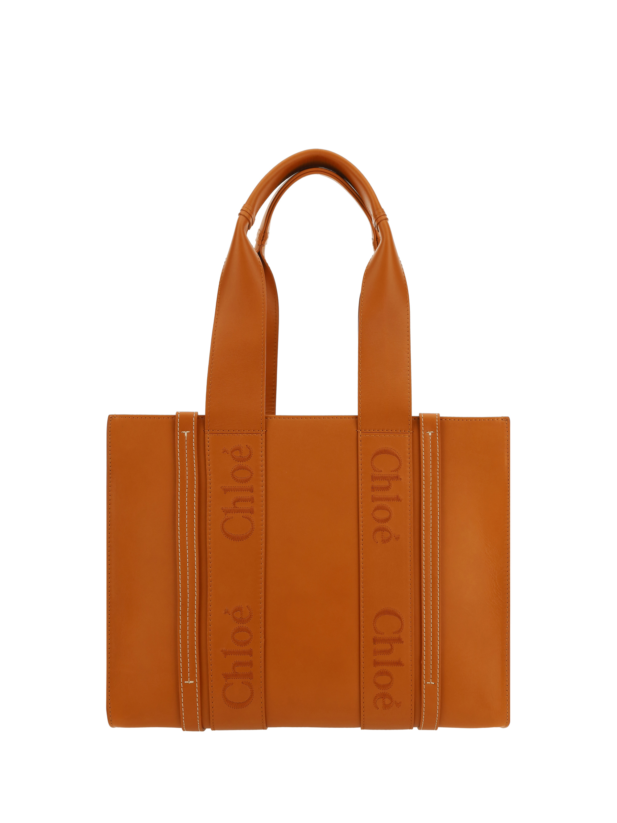 Chloé Woody Handbag In Caramel