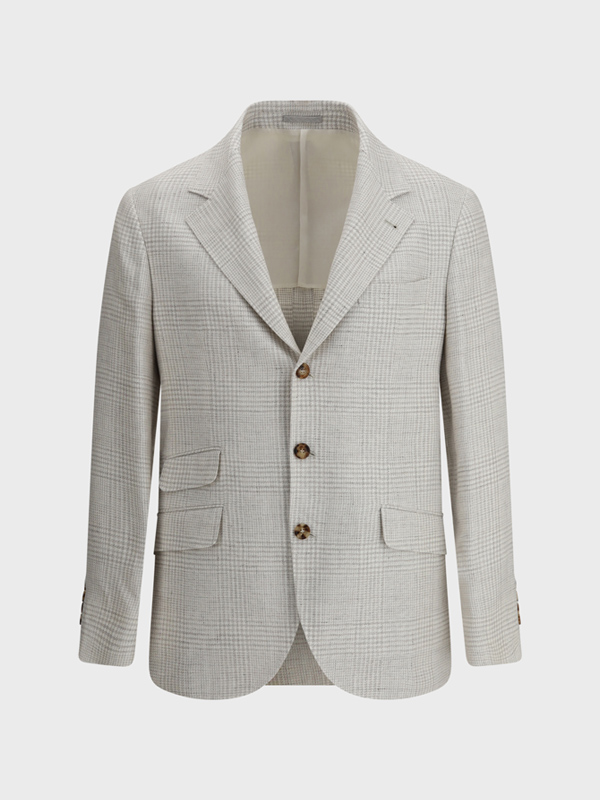 Blazer check monopetto