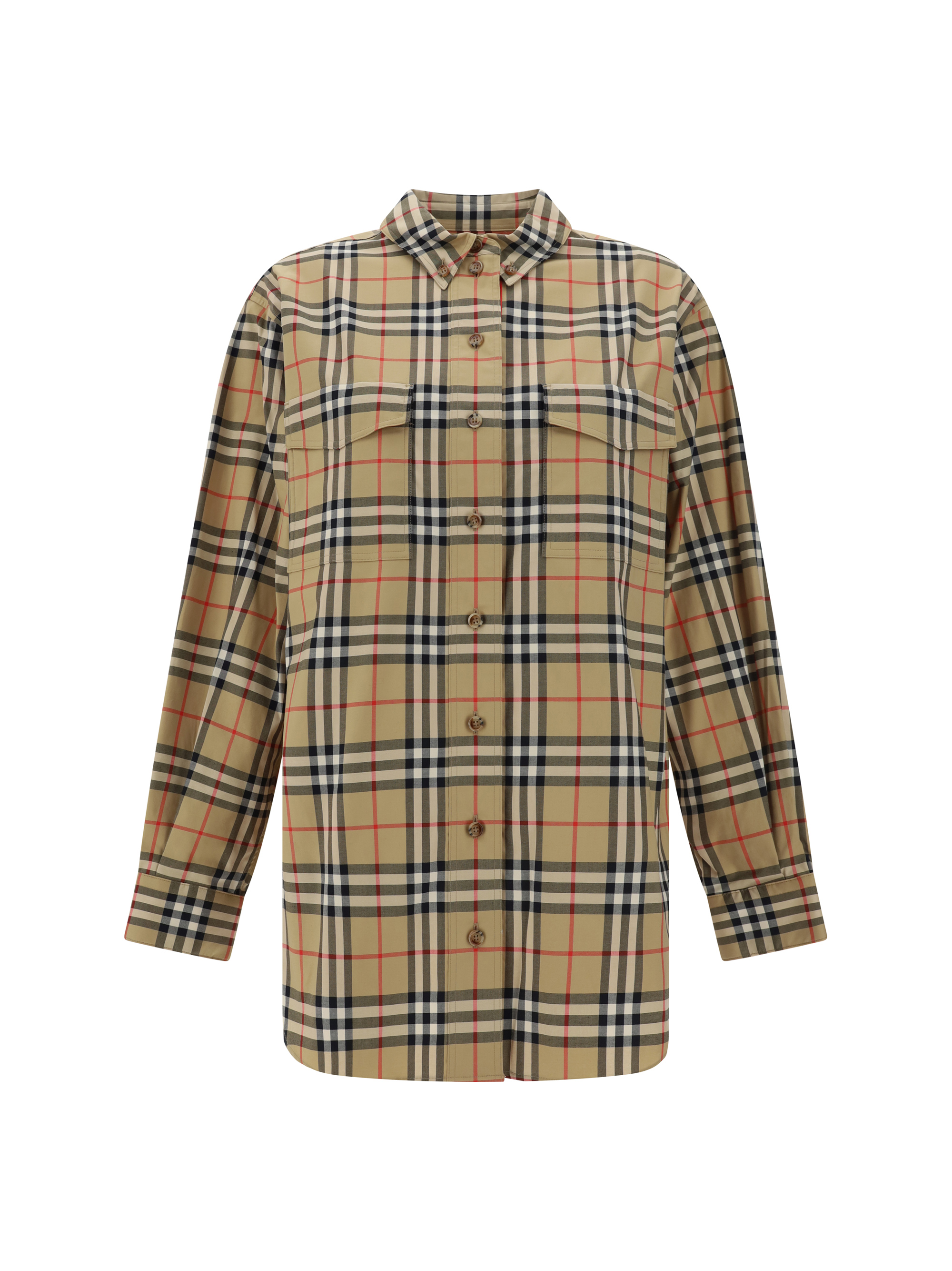 Shop Burberry Turnstone Shirt In Archive Beige Ip Chk