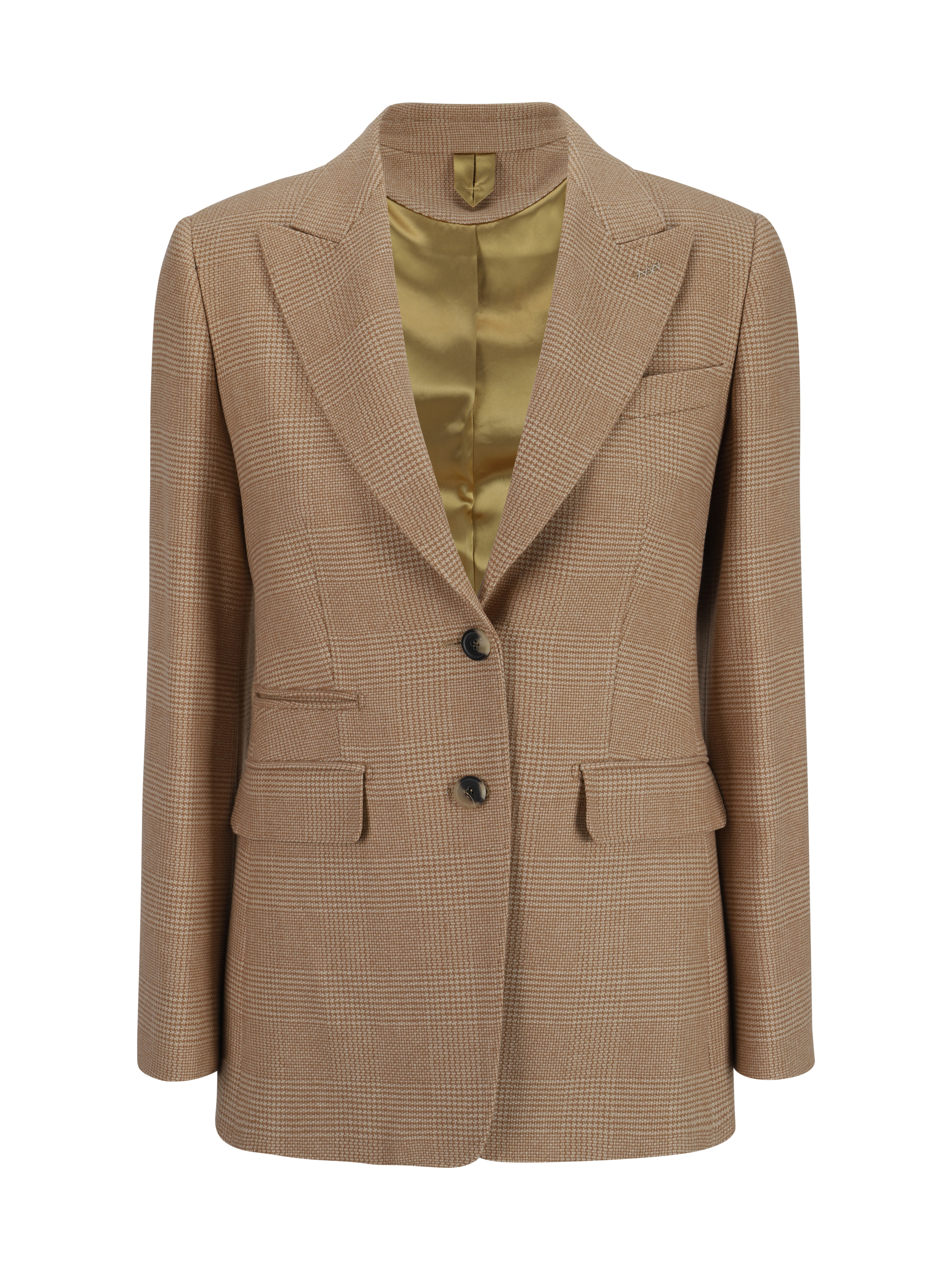 Shop Max Mara Unghia Blazer Jacket In Cammello