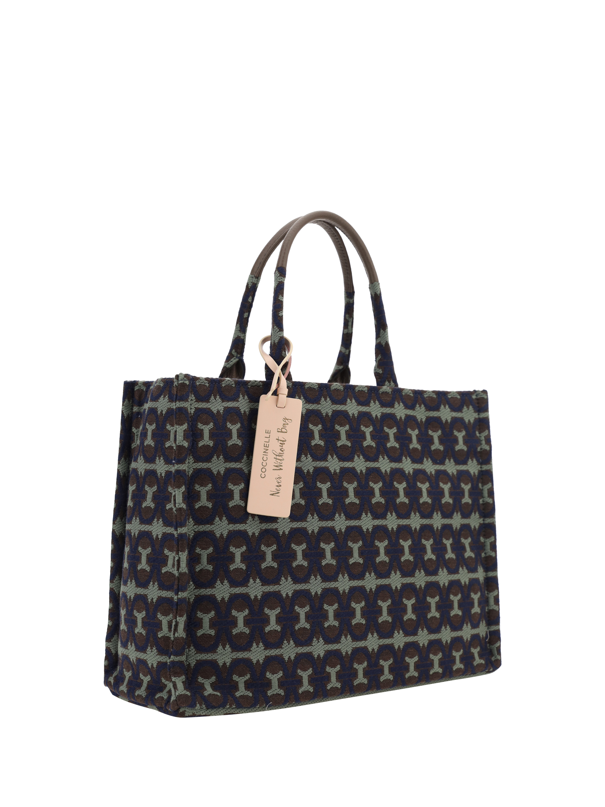 Monogram Shopper Bag| BASE BLU