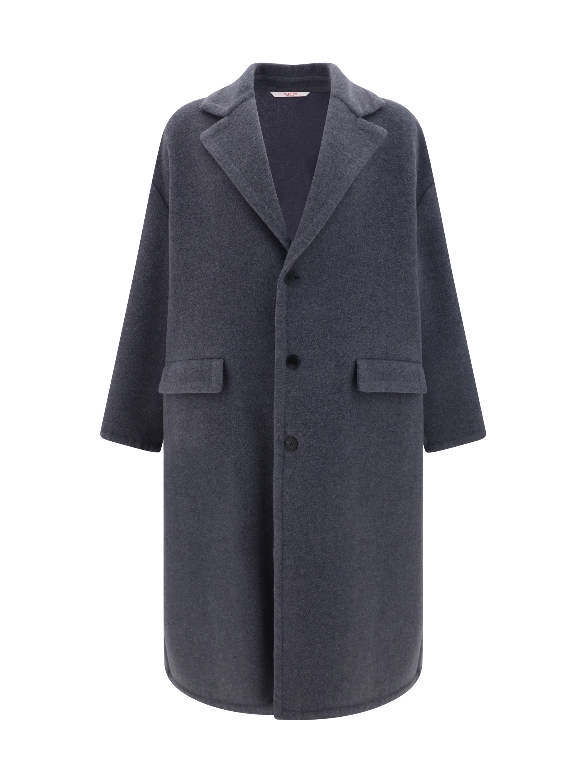 Valentino Pap Coat In Grigio