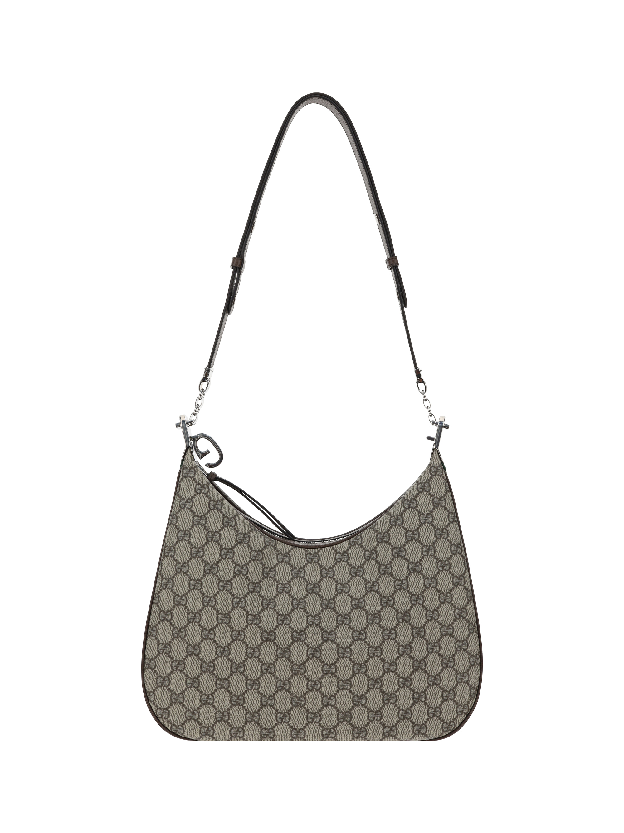 Gucci GG Canvas Crescent Hobo - Brown Shoulder Bags, Handbags