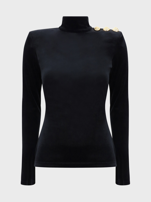 Turtleneck Long Sleeve Jersey