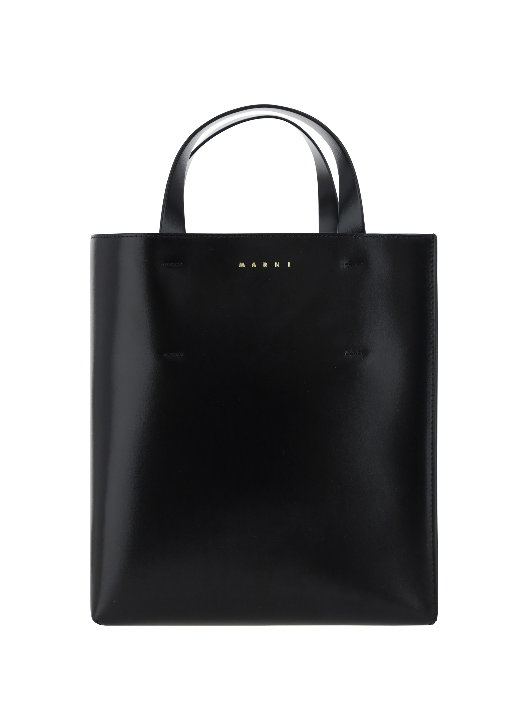 Marni Calfskin Museo Handbag By  In Black
