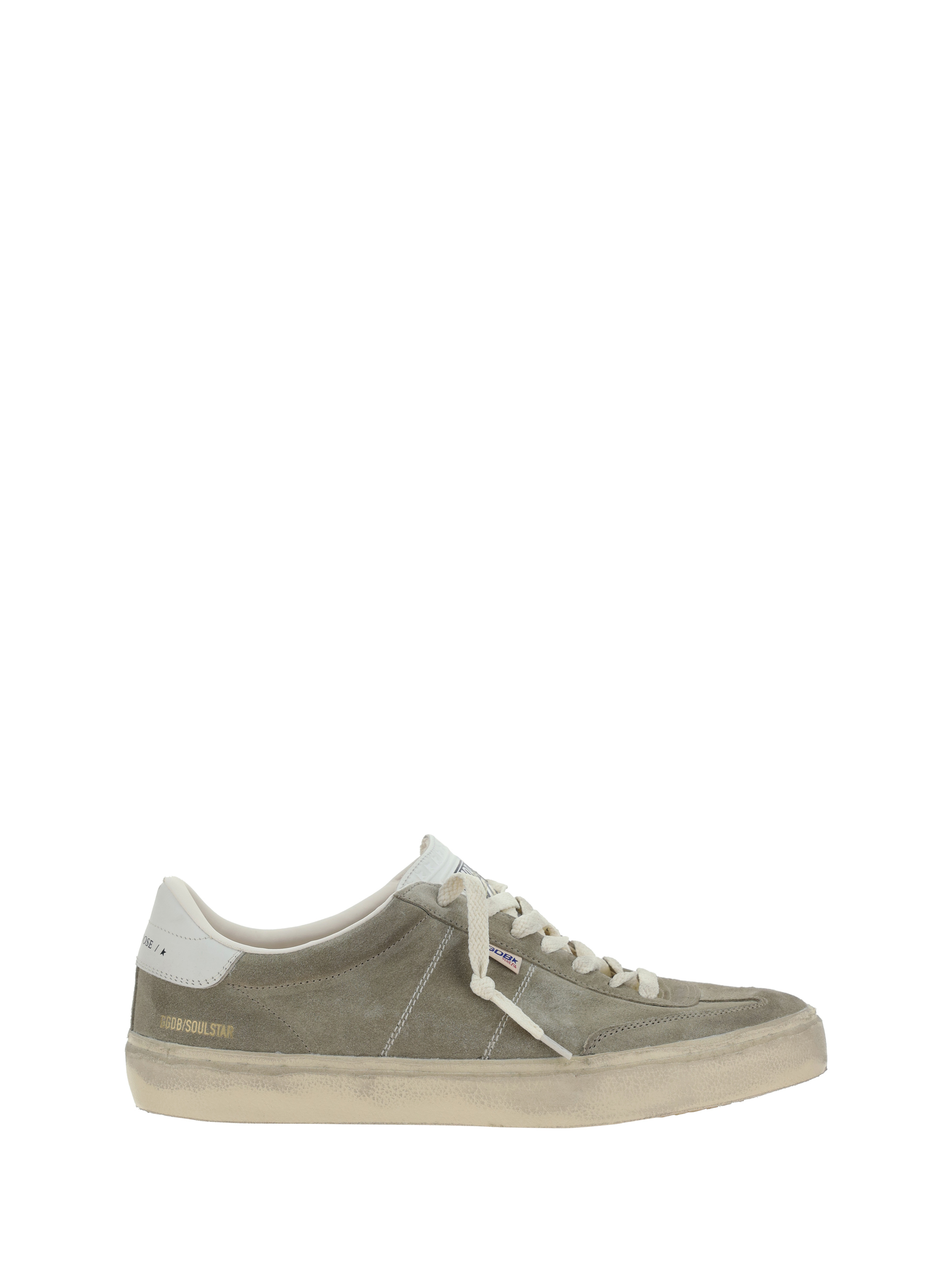 Shop Golden Goose Soul-star Sneakers In Taupe/milk