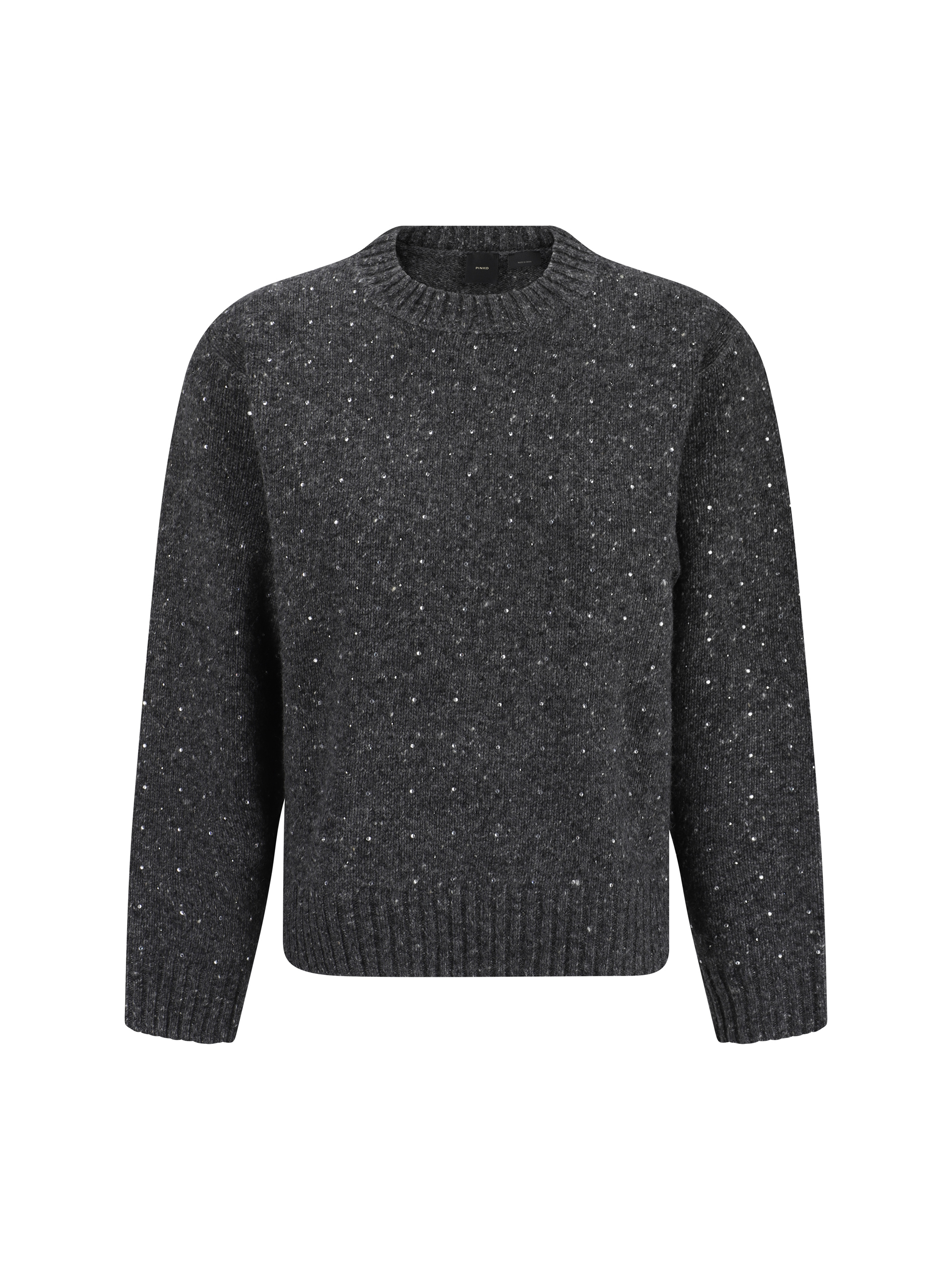 Shop Pinko Sweater In Grigio/nero