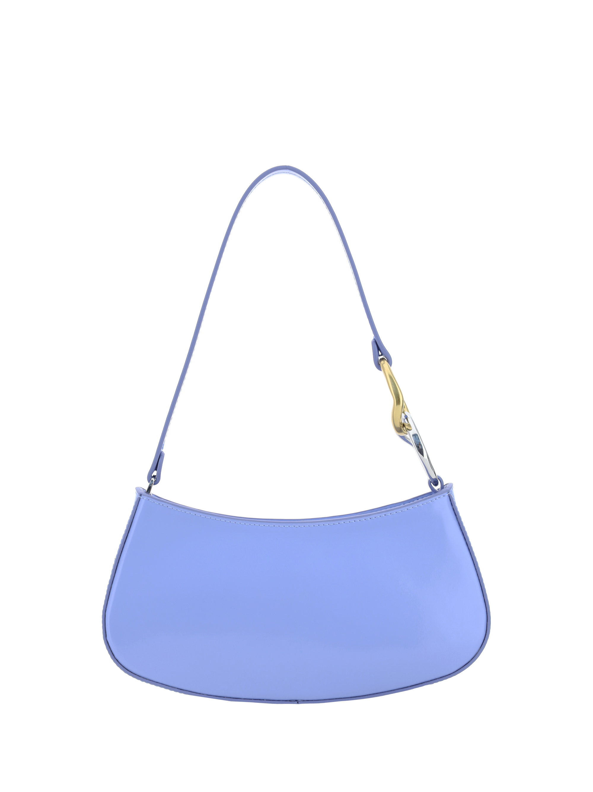 Shop Staud Ollie Shoulder Bag In Blue Hydrangea