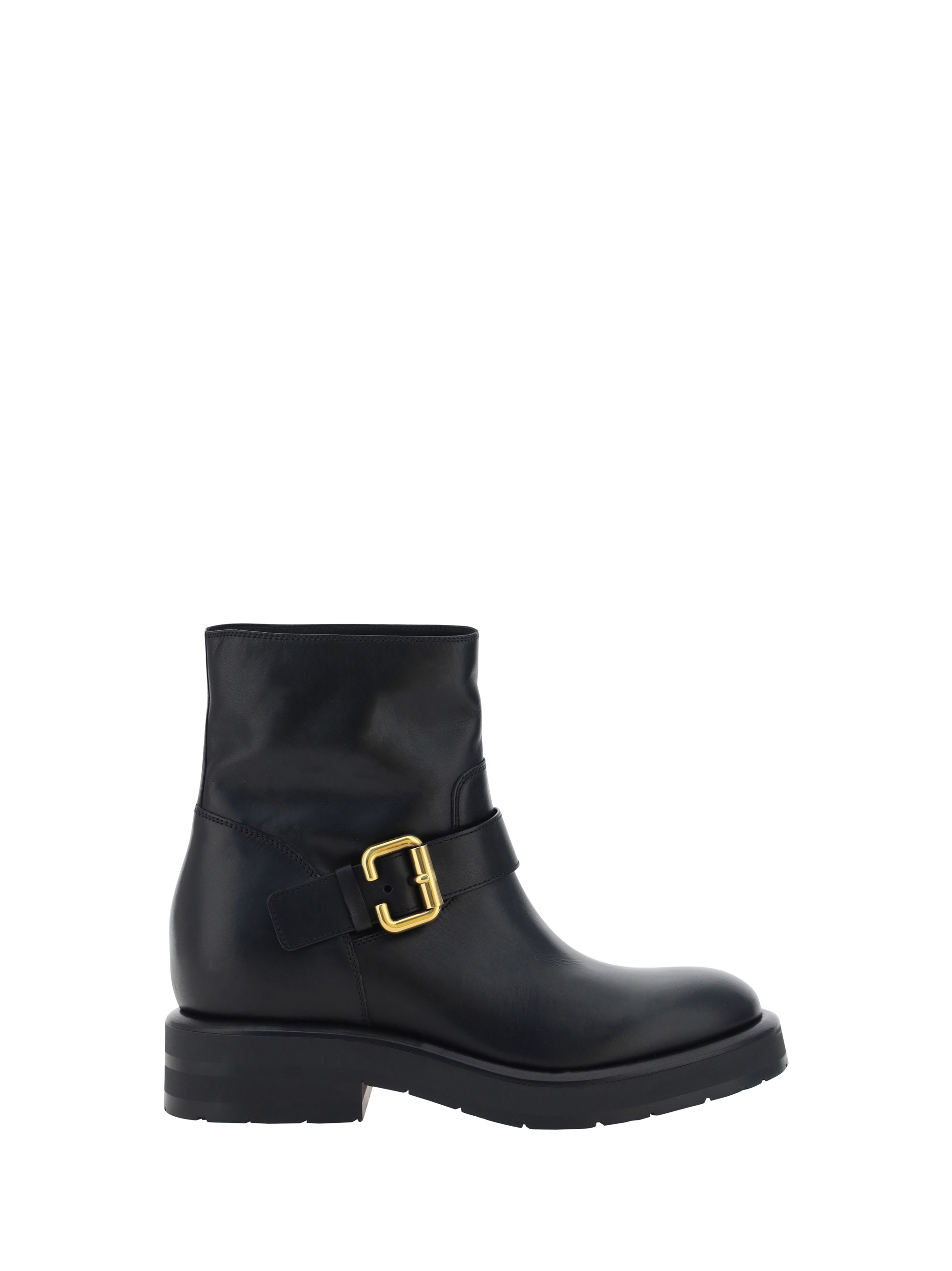 Shop Chloé Coddington Boots In Black